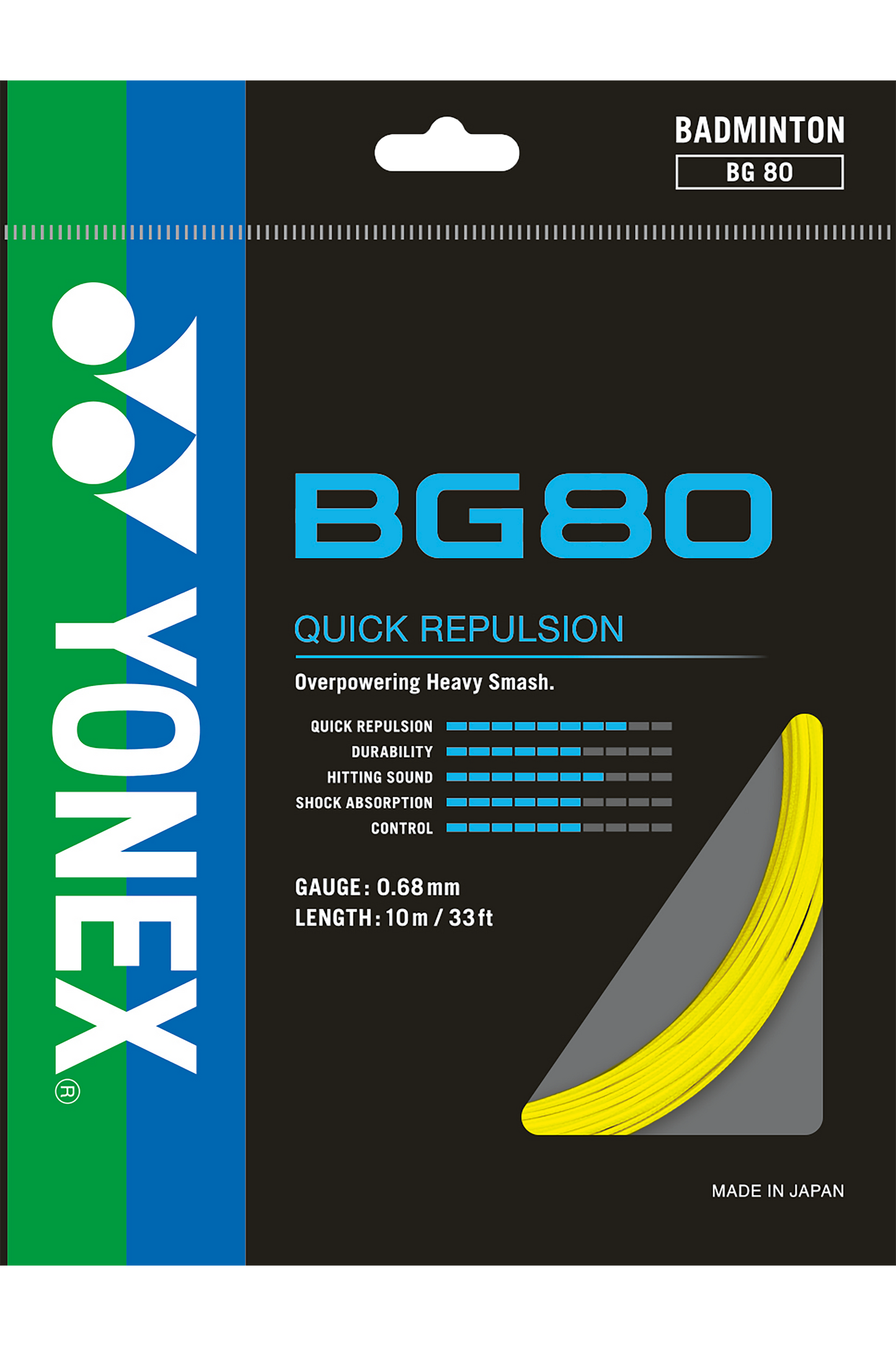 Yonex BG-80 Badminton String (ABG80)