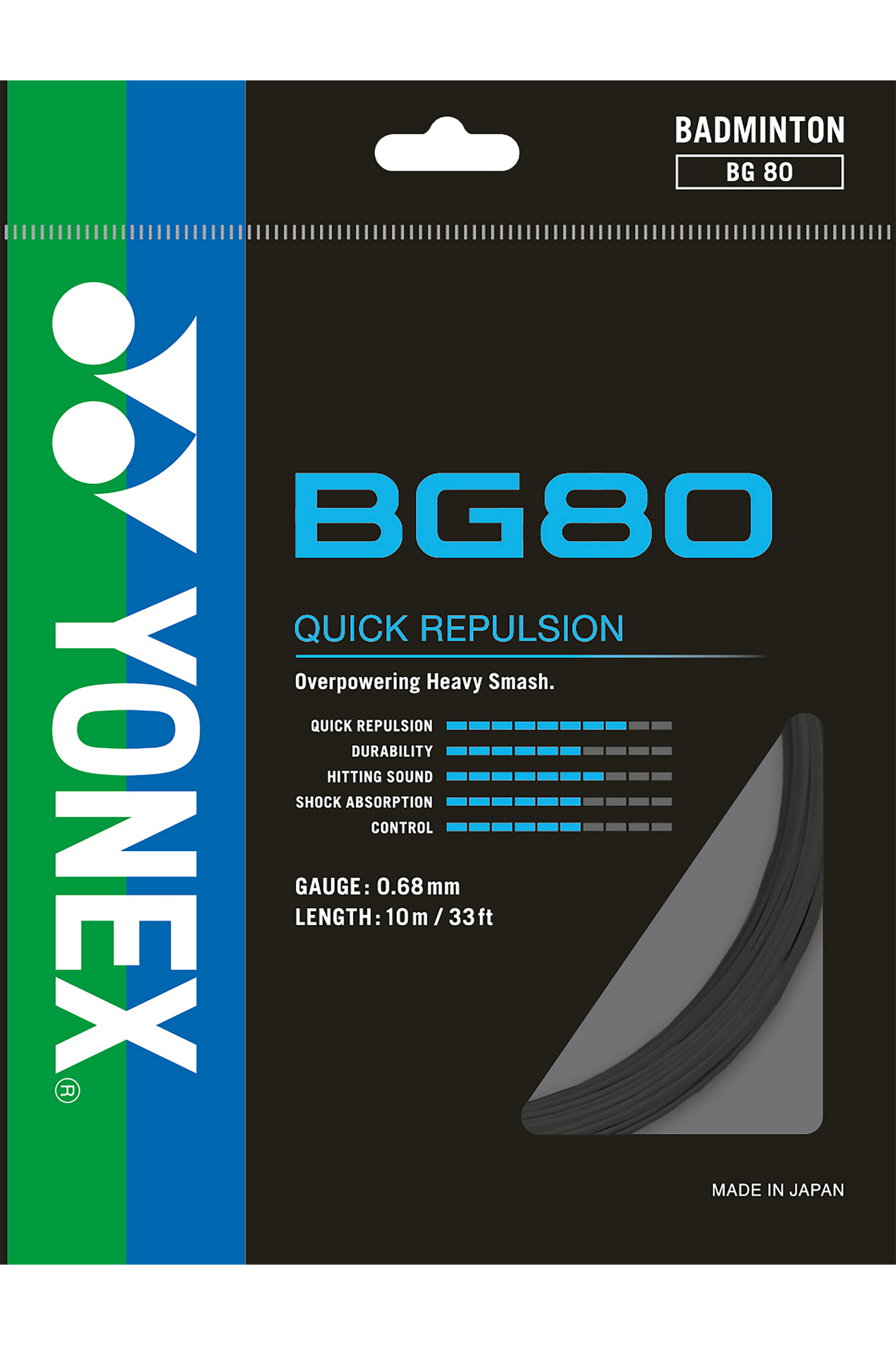 Yonex BG-80 Badminton String (ABG80)