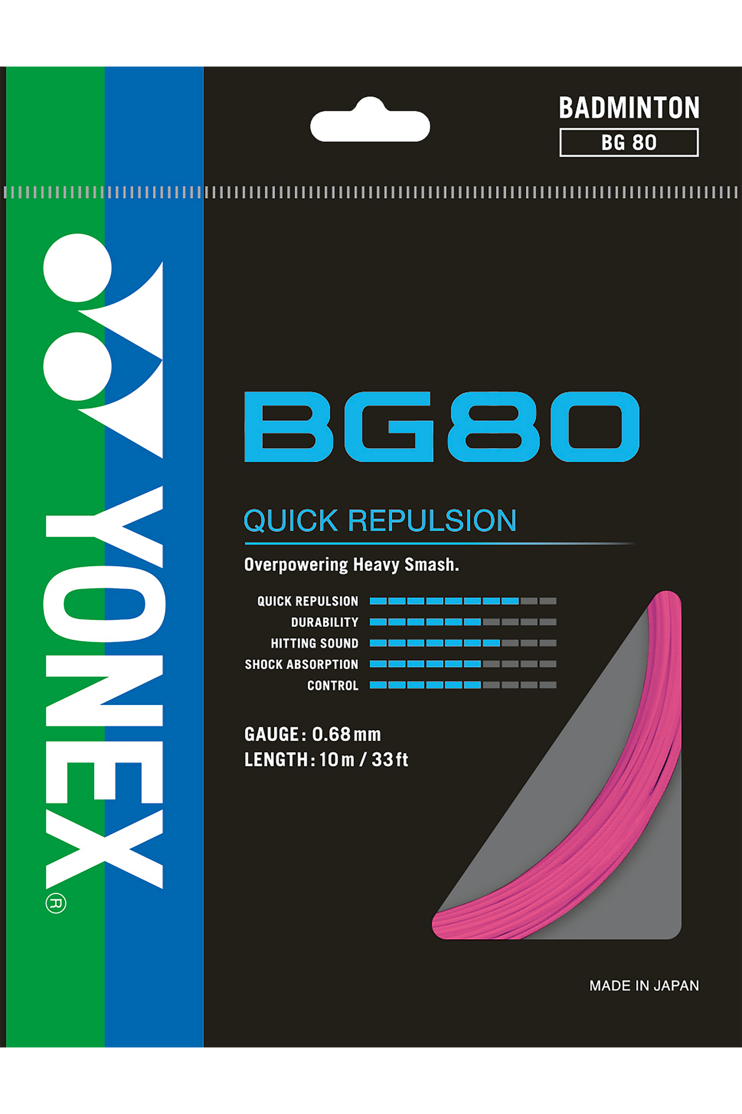 Yonex BG-80 Badminton String (ABG80)