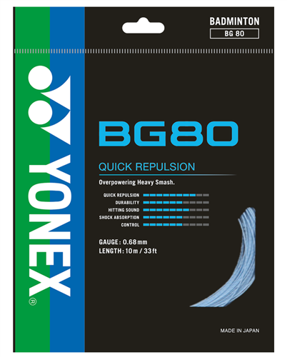 Yonex BG-80 10m Badminton String