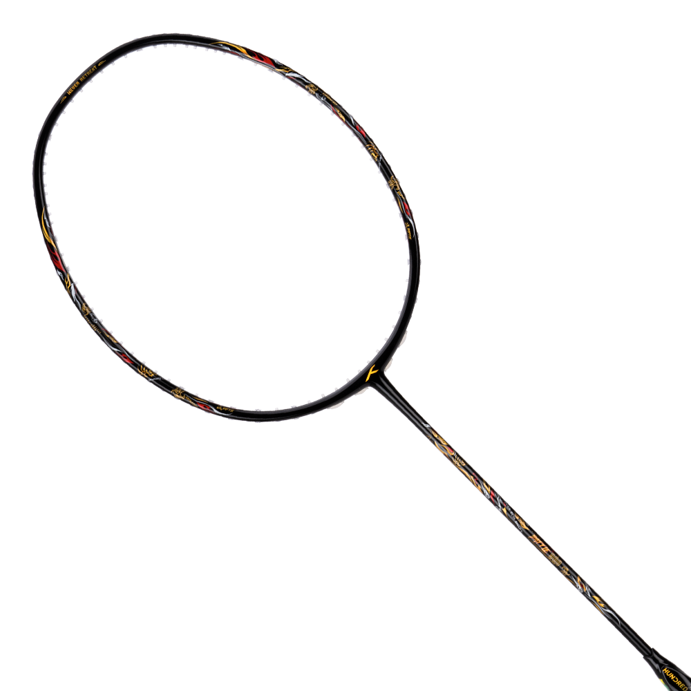 Hundred Battle 900 (4U) Badminton Racket - Black