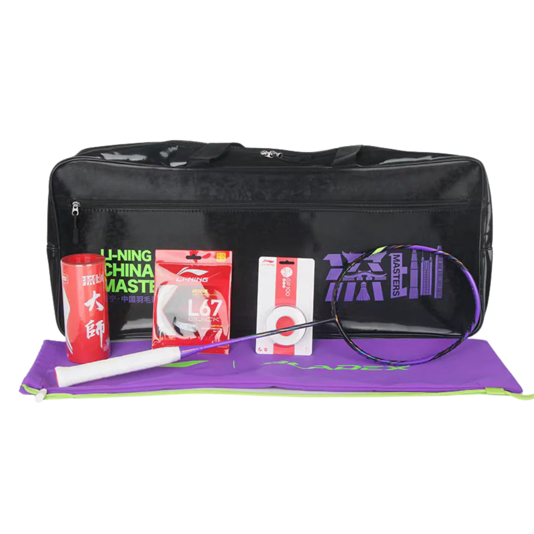 [Pre-Owned][Trade] Li-Ning Bladex 900 China Master 2024 Badminton Racket Limited Bag