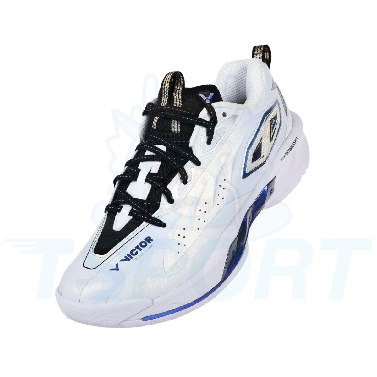 Victor C90II-AC Badminton Shoes - White / Obsidian Glow