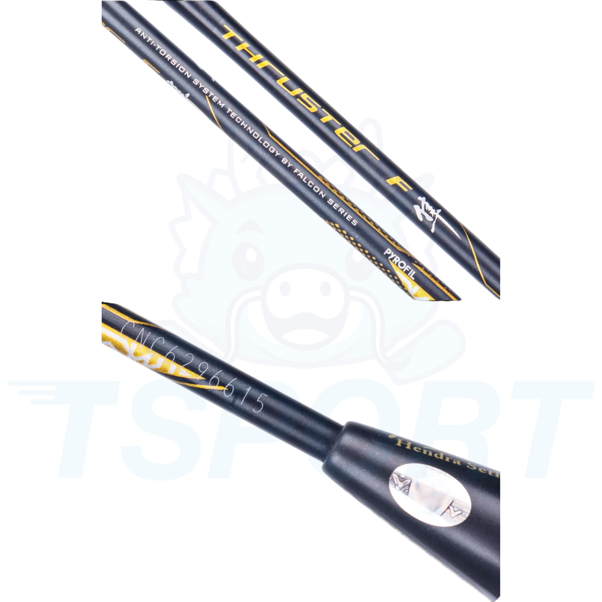 [Collection] Victor x Hendra Setiawan Thruster Falcon TK-F Signature Badminton Racket - Black