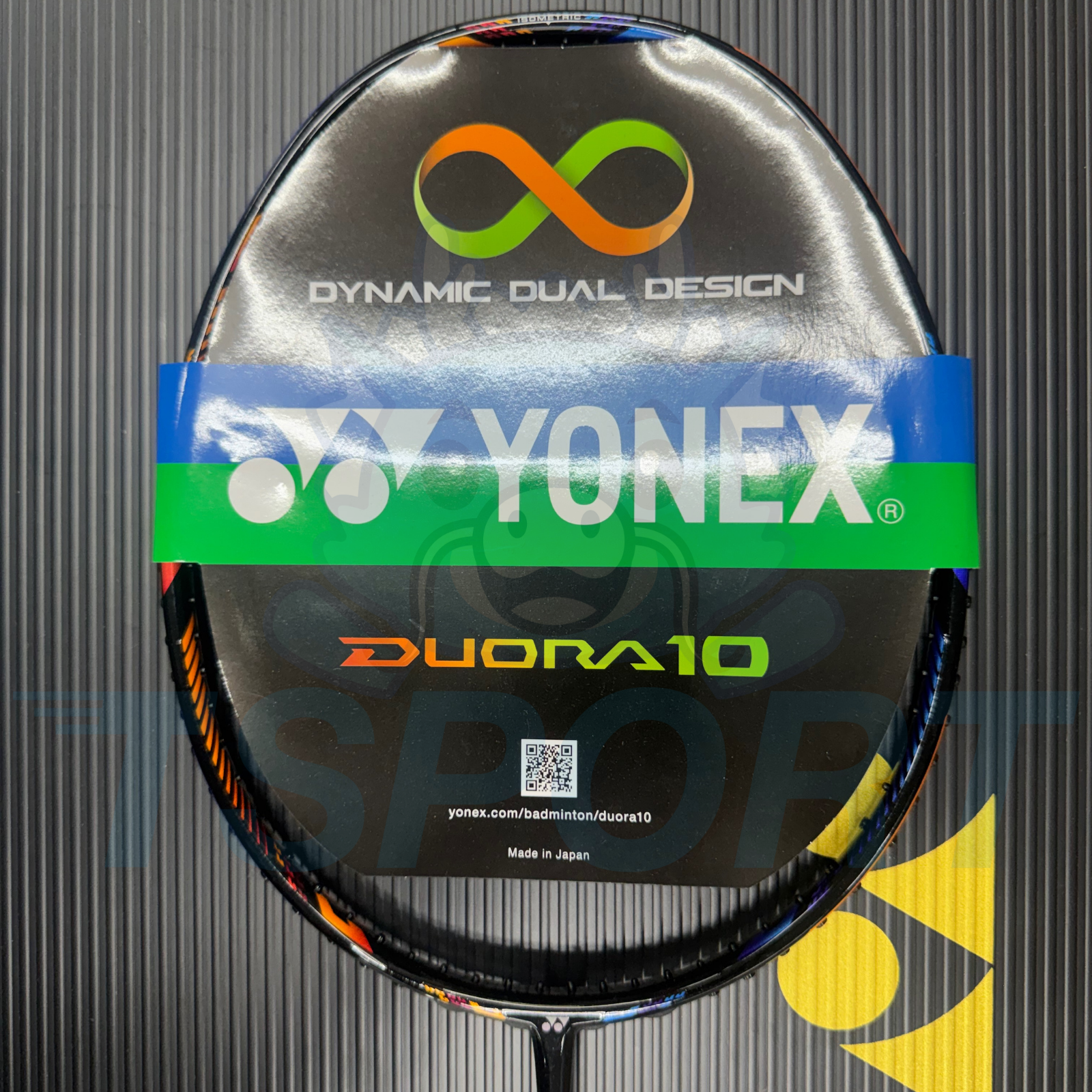 [Collect] Yonex Duora 10 Badminton Racket - Blue / Orange