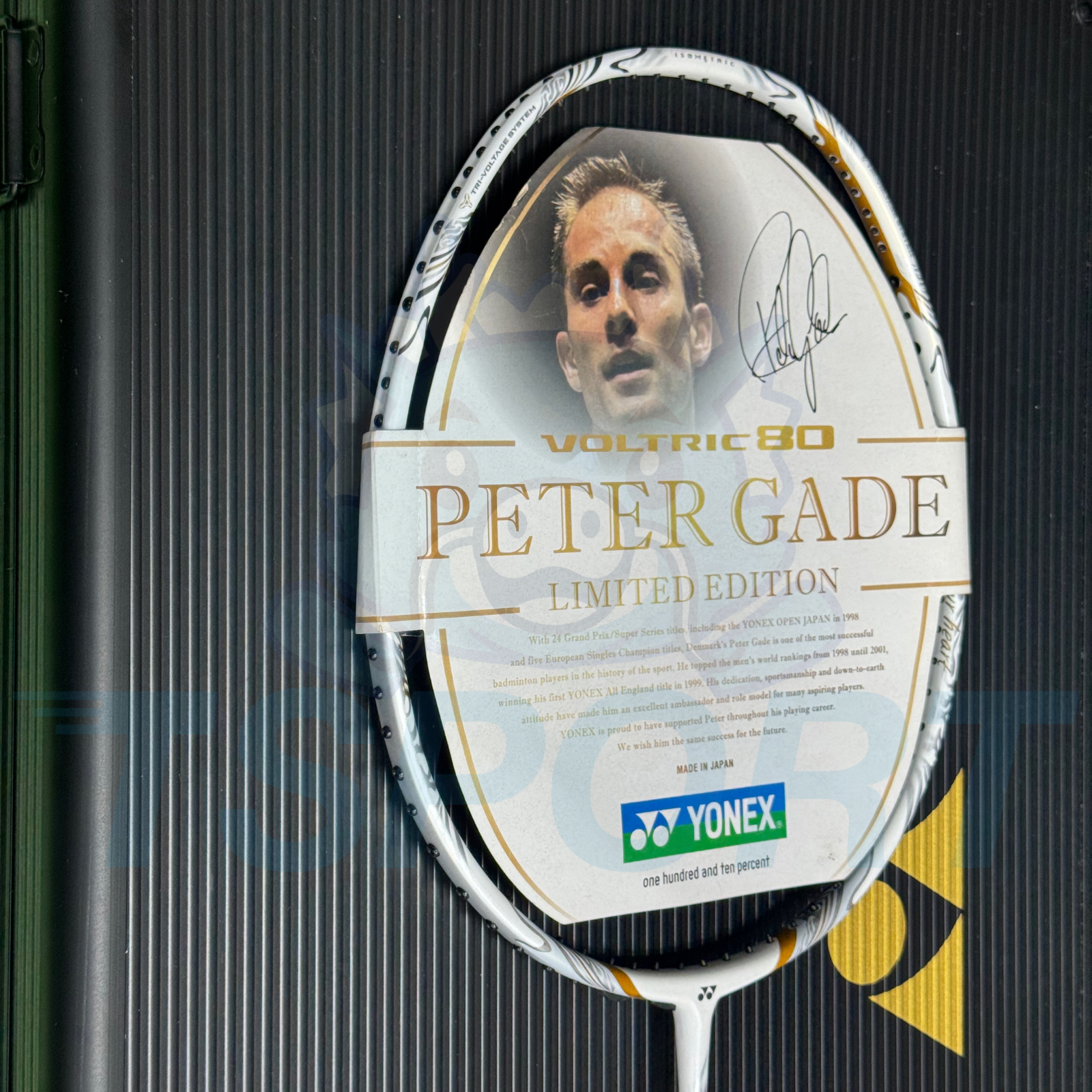 [Collect] Yonex Voltric 80 Peter Gade Limited Badminton Racket - White