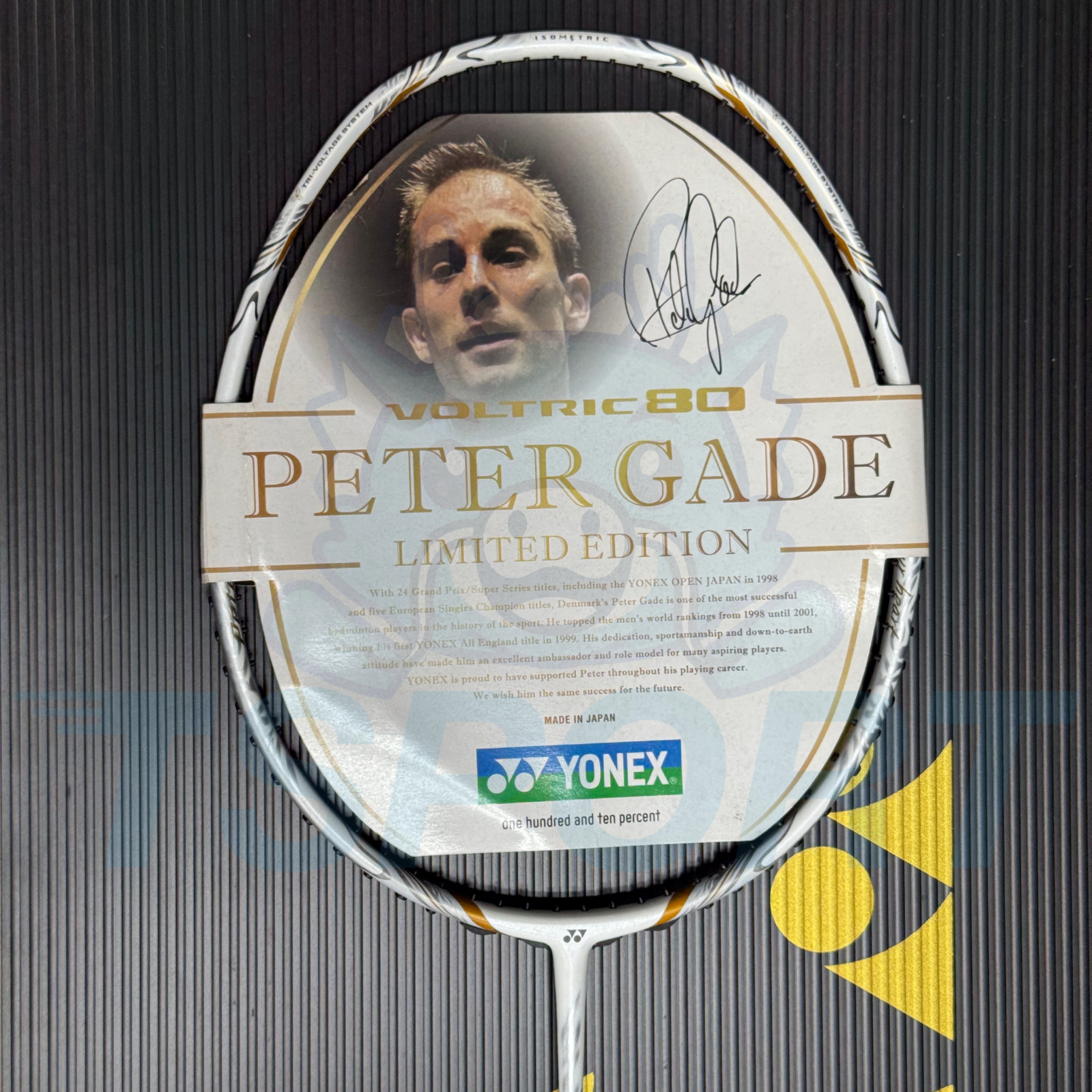 [Collect] Yonex Voltric 80 Peter Gade Limited Badminton Racket - White