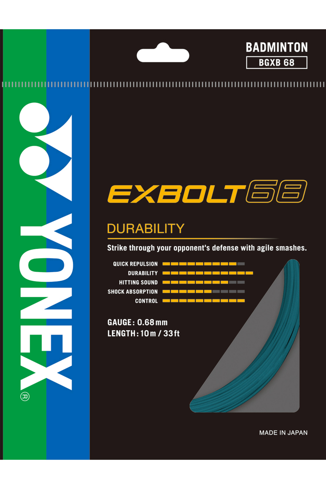 Yonex Exbolt 68 10m Badminton String