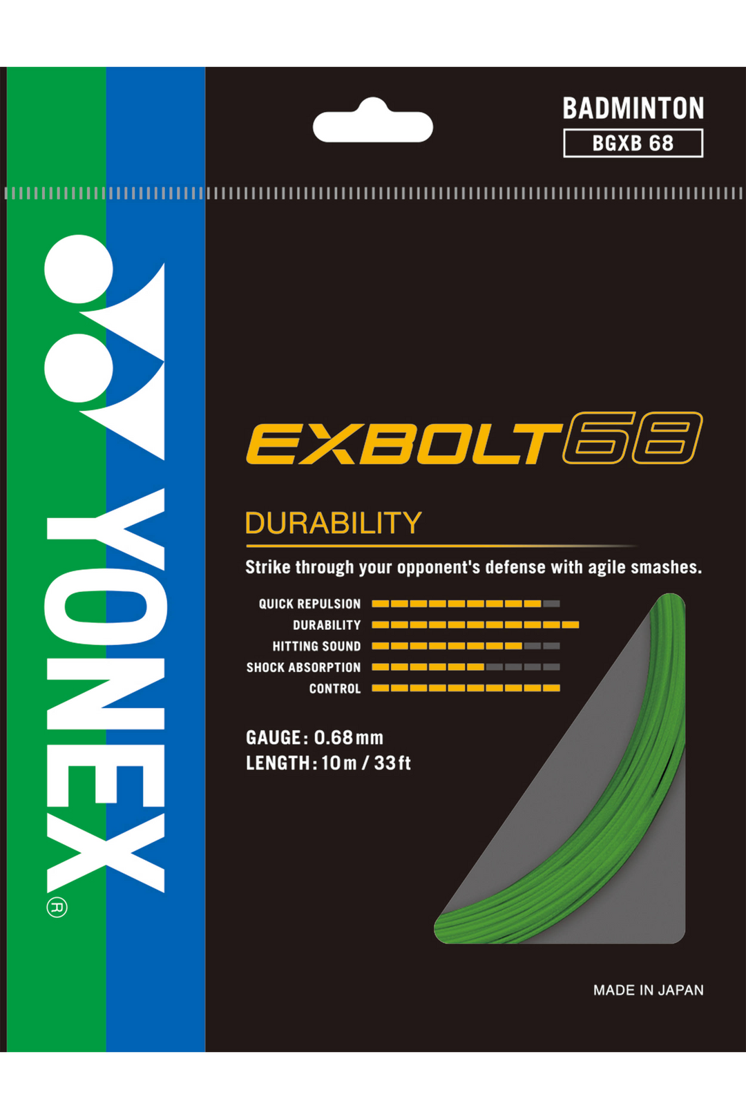 Yonex Exbolt 68 10m Badminton String