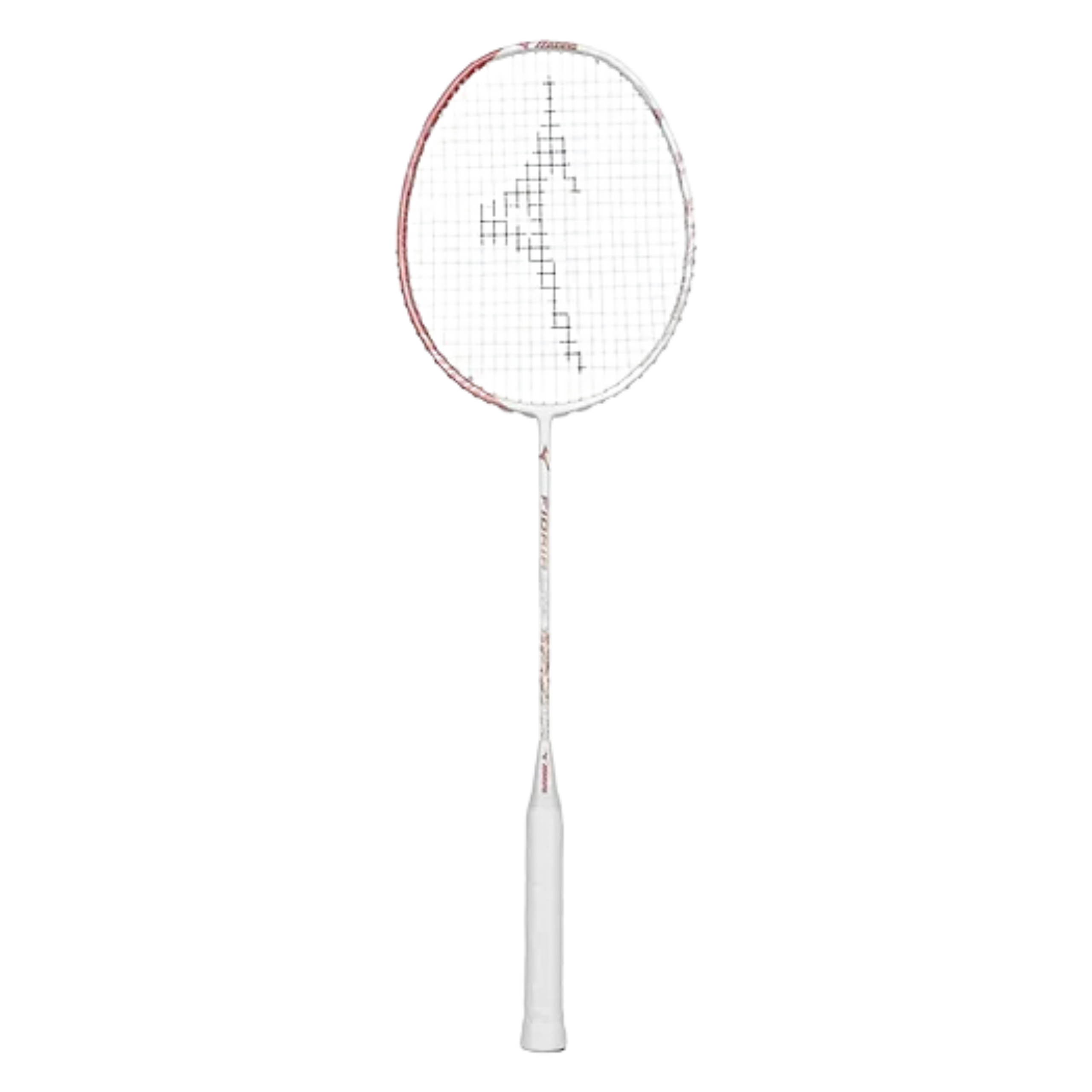 Mizuno Fioria Lite Badminton Racket - Pearl White/Glory Coral