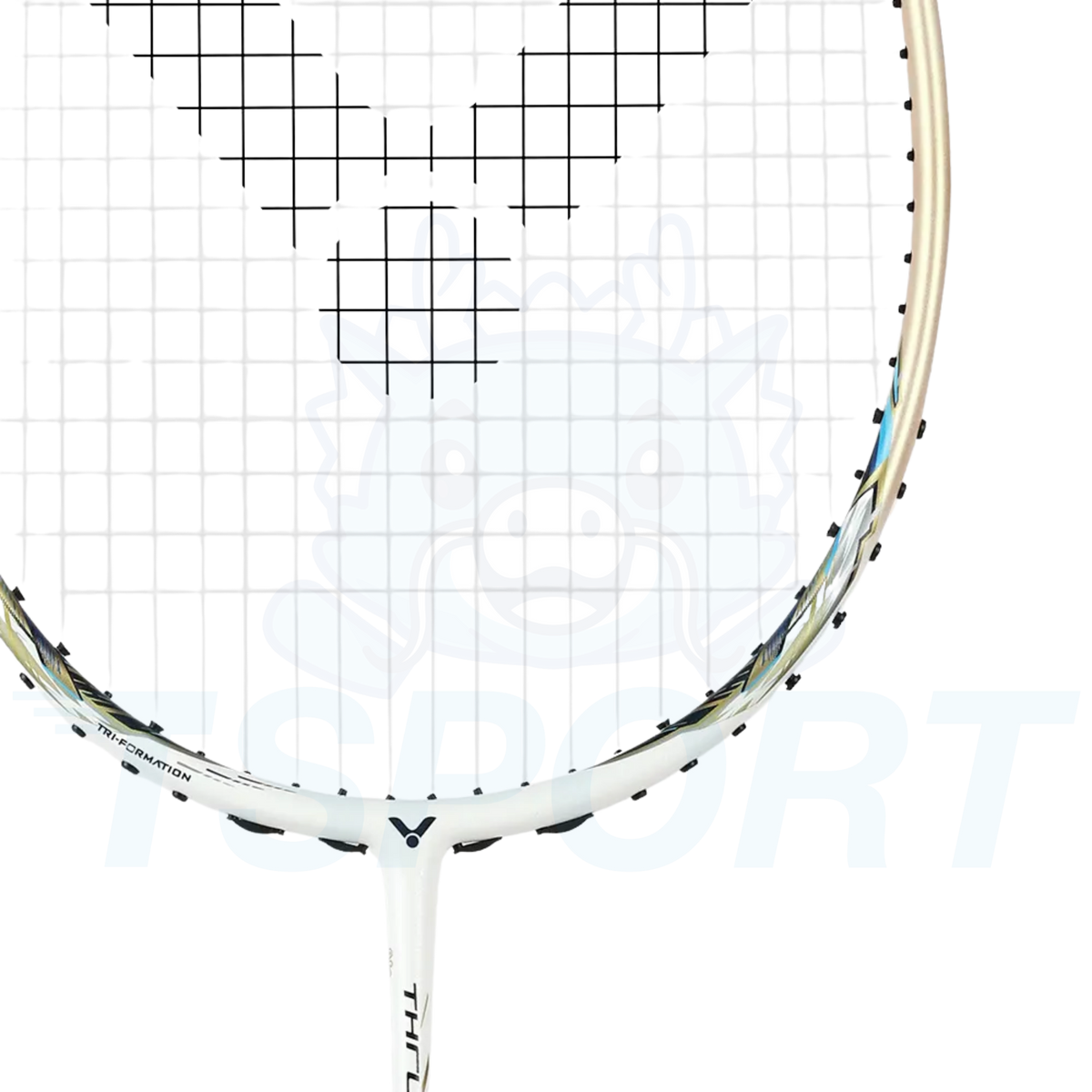 Victor Thruster Hawk Badminton Racket - Golden Sand