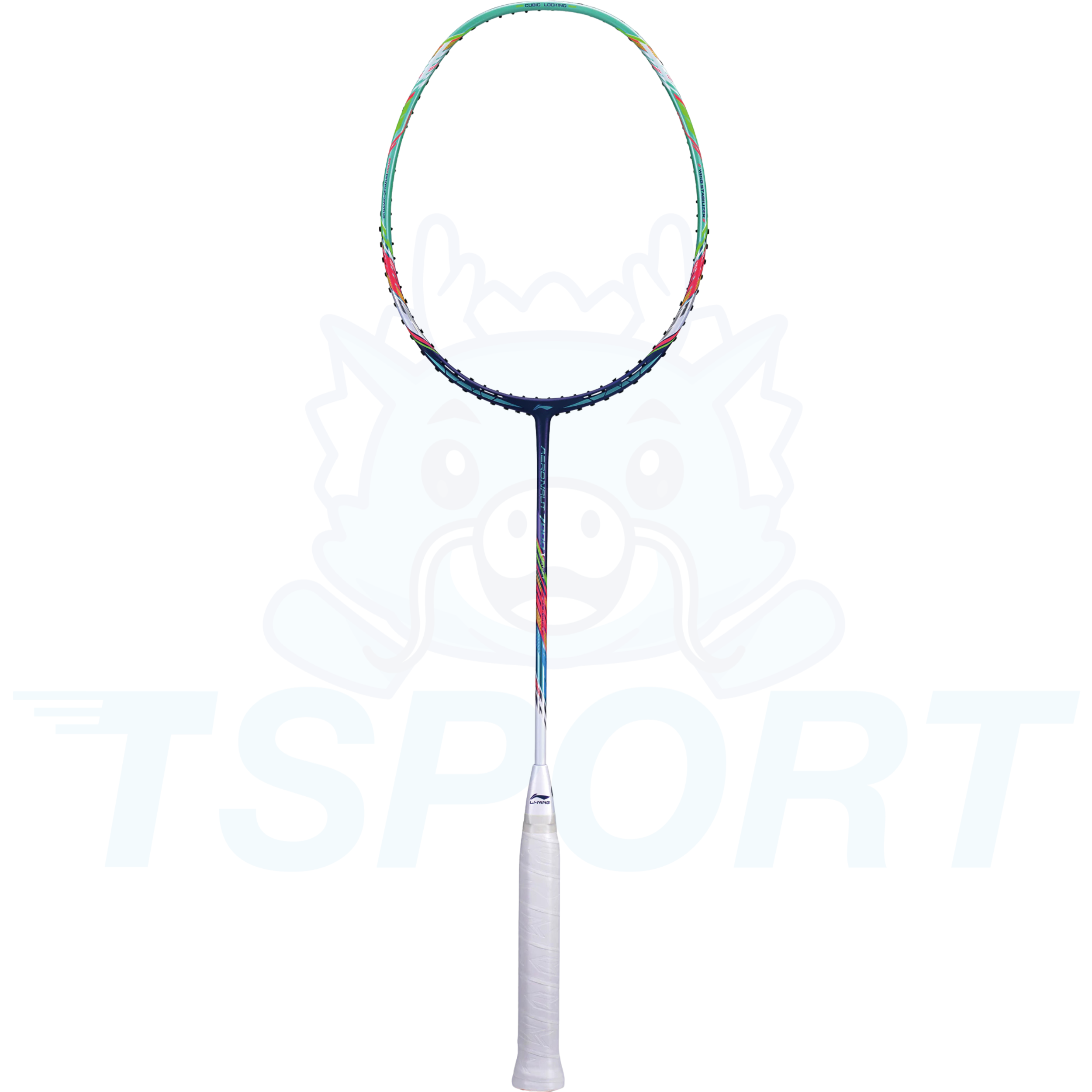 Li-Ning Aeronaut 7000 Instinct Badminton Racket - Purple / Green