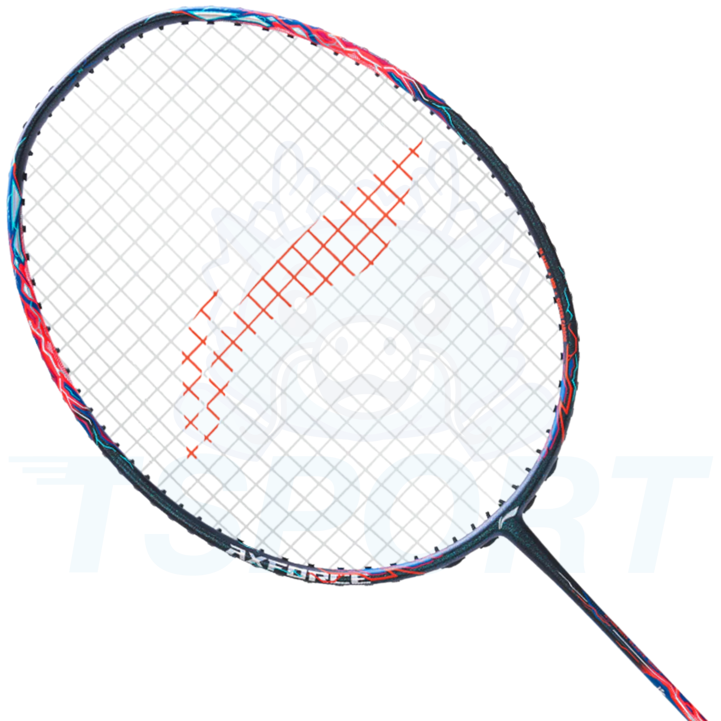 Li-Ning Axforce 90 Tiger Max Badminton Racket - Red