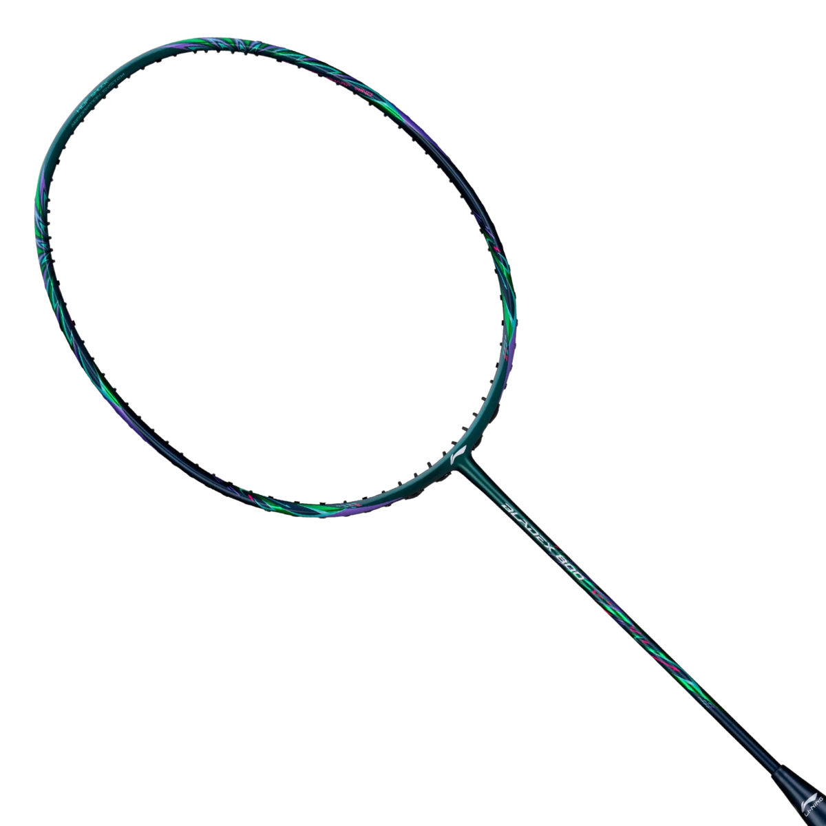 Li-Ning Bladex 800 Badminton Racket - Butterfly Green