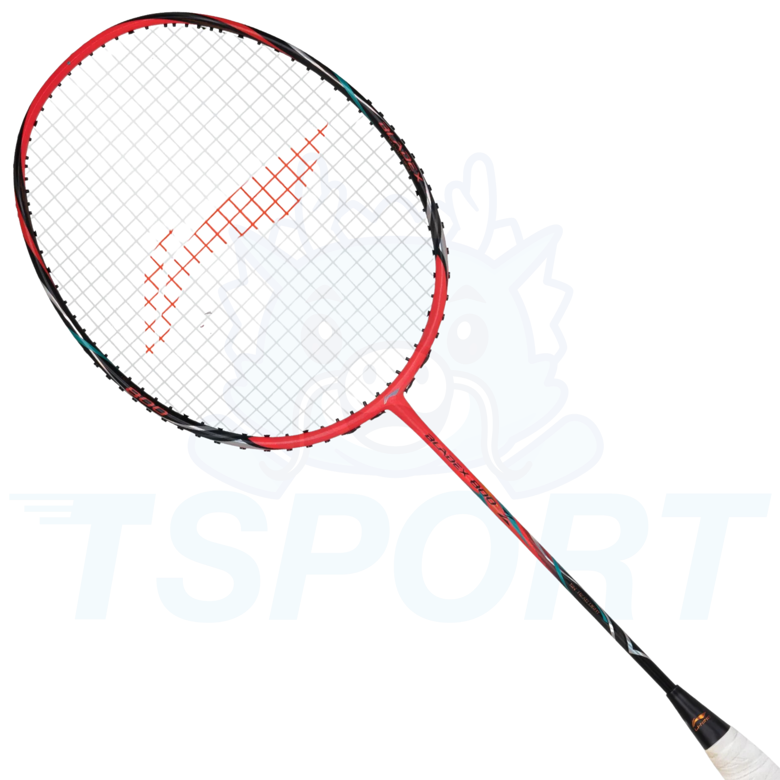 Li-Ning Bladex 800 Badminton Racket - Red / Black