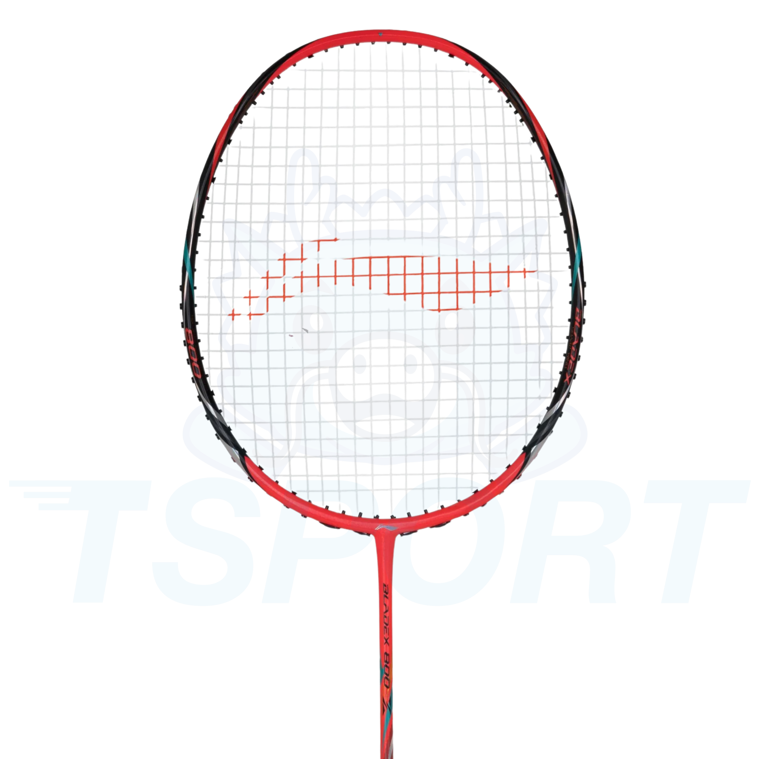 Li-Ning Bladex 800 Badminton Racket - Red / Black