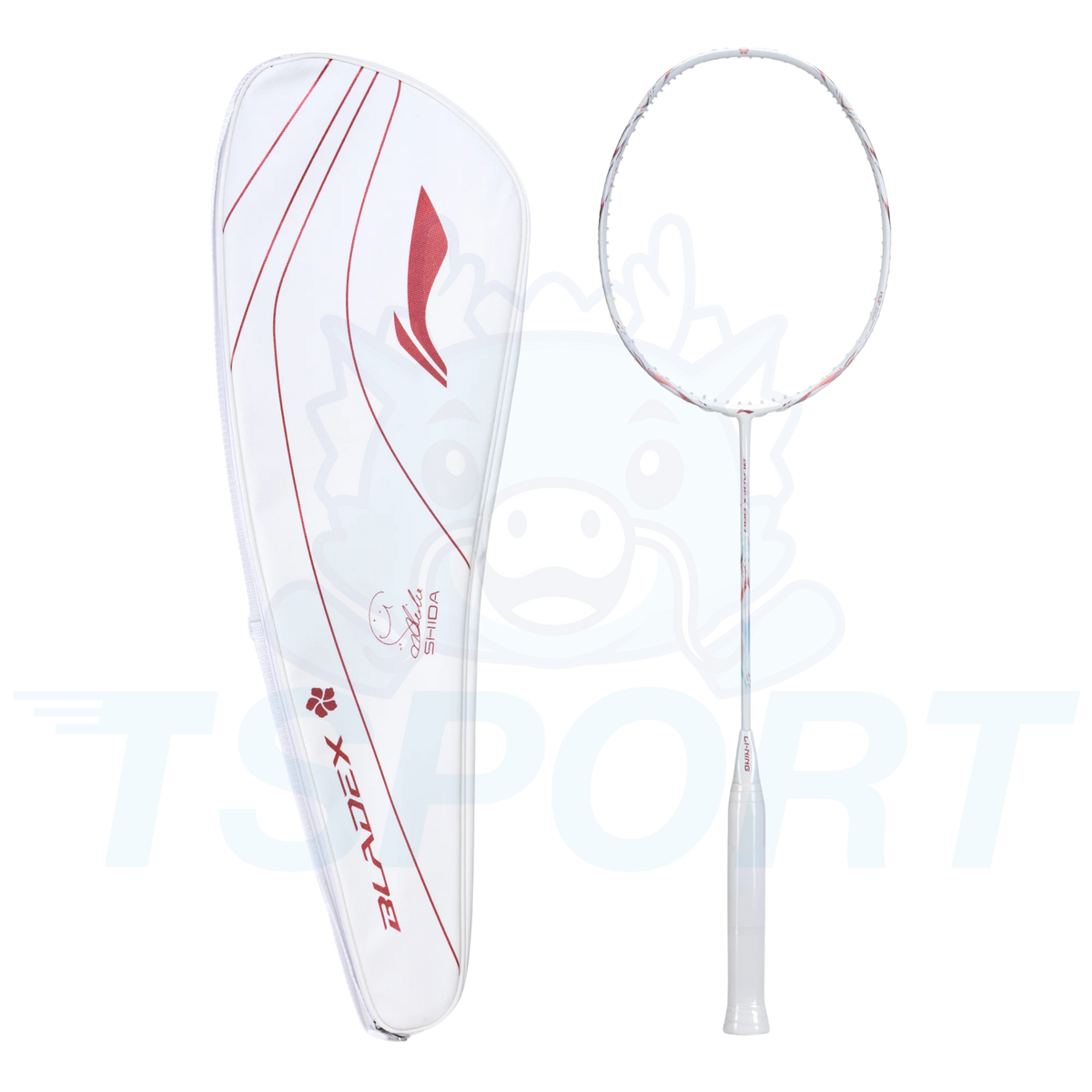 Li-Ning Bladex 880 Shida Badminton Racket - Pearl White