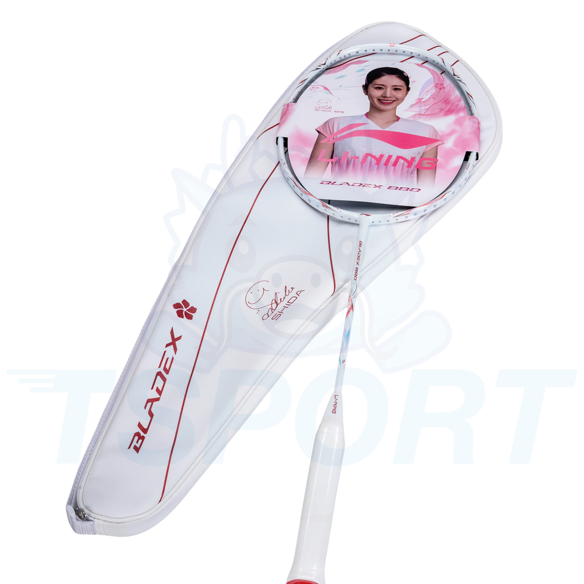 Li-Ning Bladex 880 Shida Badminton Racket - Pearl White
