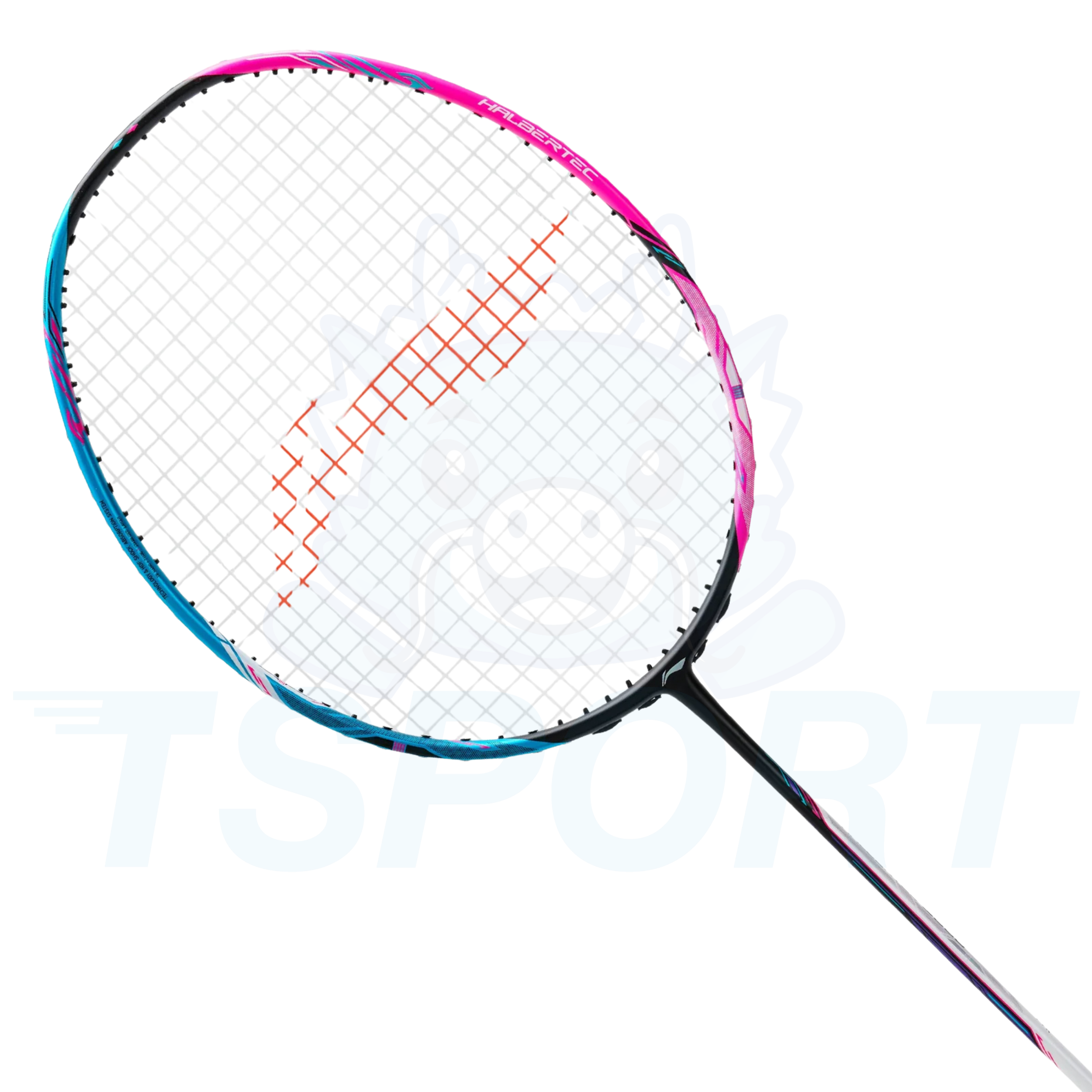 Li-Ning Halbertech 8000 Badminton Racket - Blue / Pink