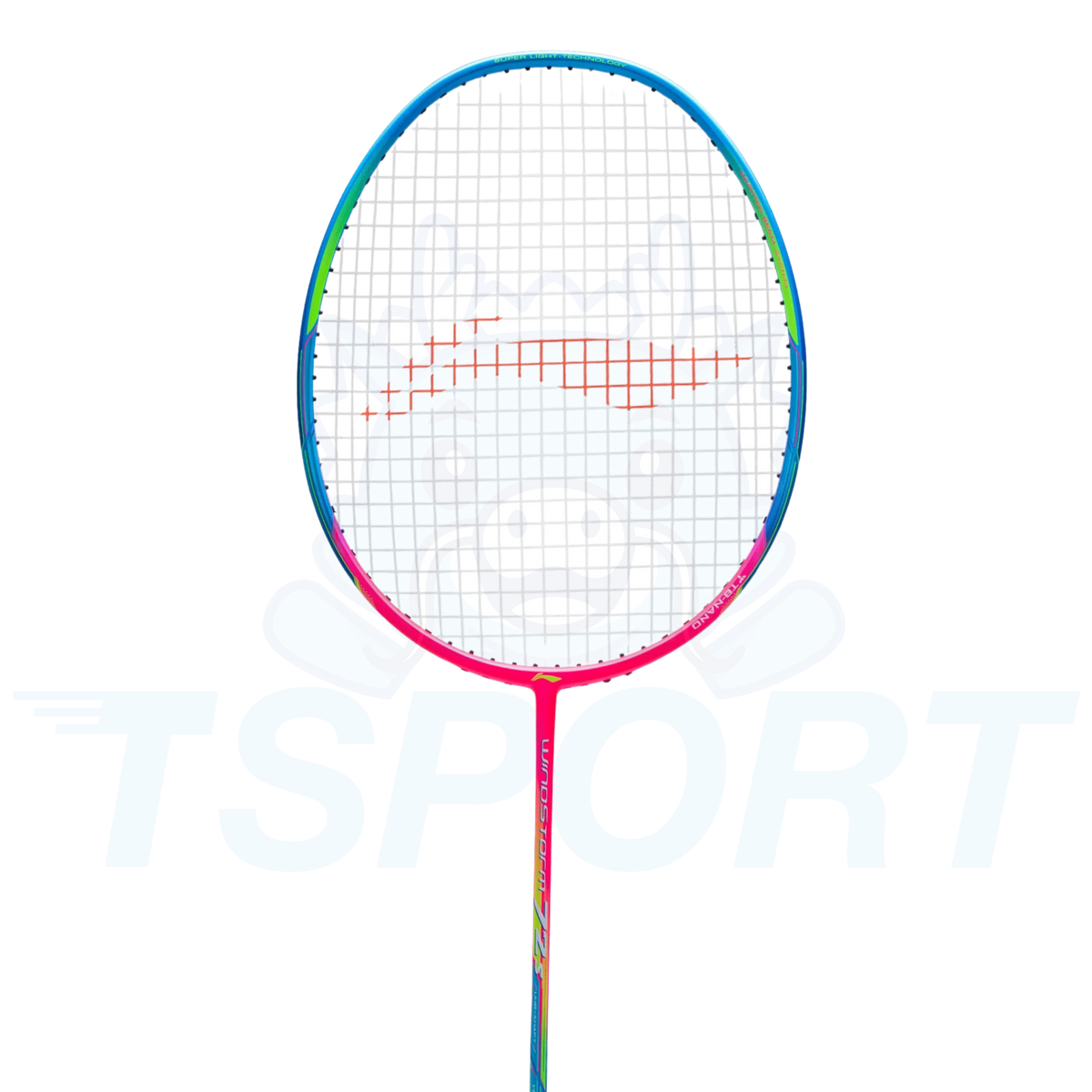 Li-Ning Windstorm 72S Badminton Racket - Pink / Blue