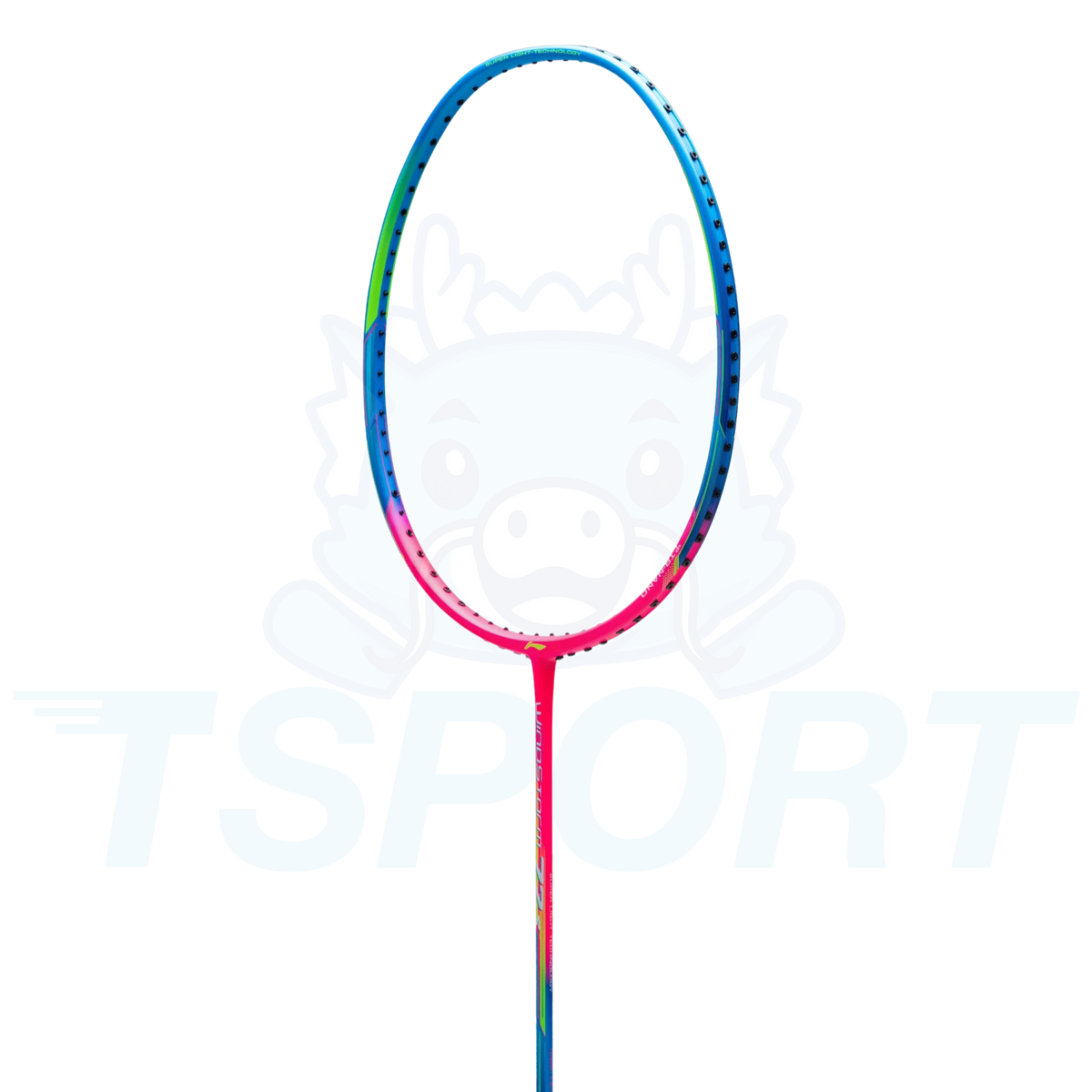 Li-Ning Windstorm 72S Badminton Racket - Pink / Blue