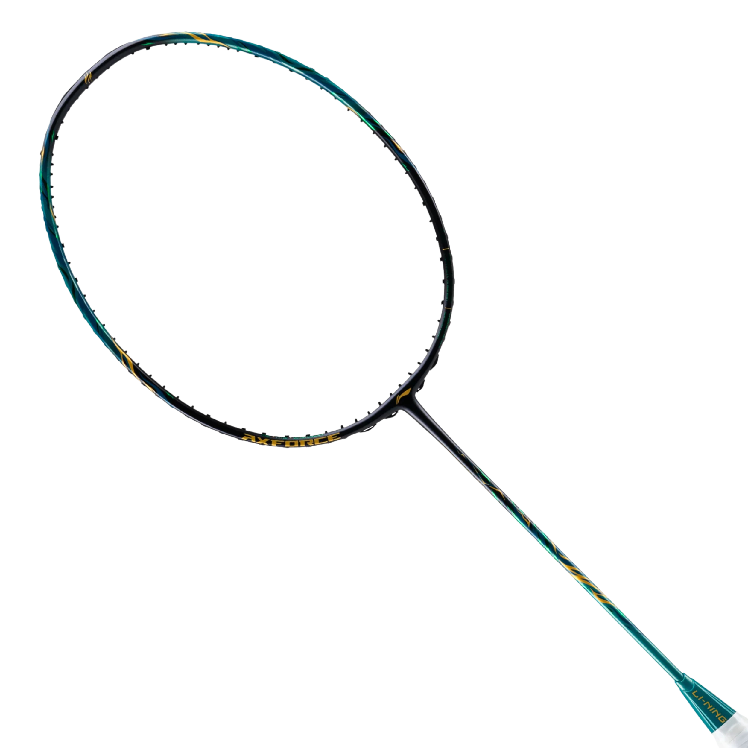 Li-Ning AxForce 100 Badminton Racket Gen II - Thunderstorm Green