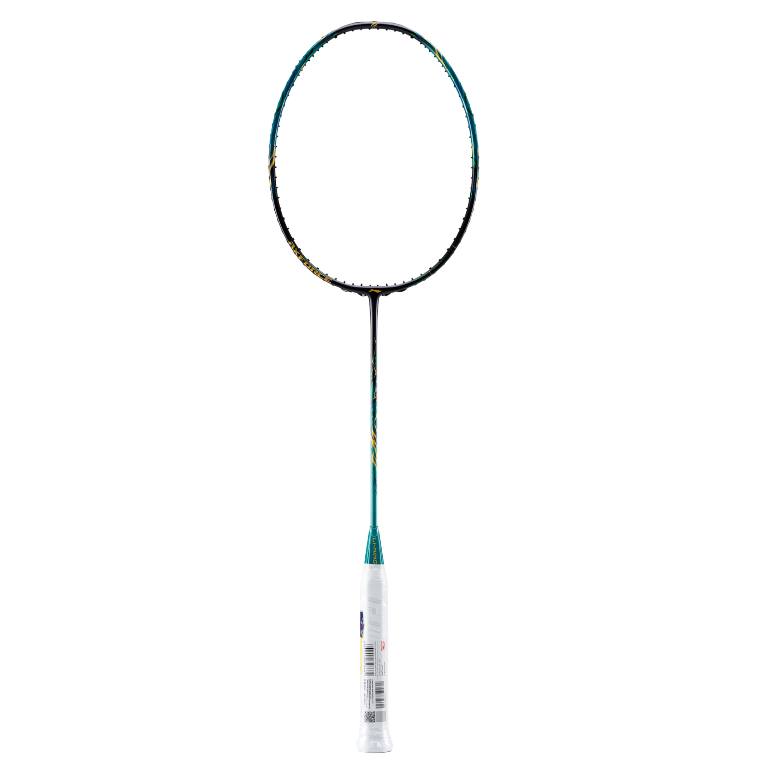 Li-Ning AxForce 100 Badminton Racket Gen II - Thunderstorm Green