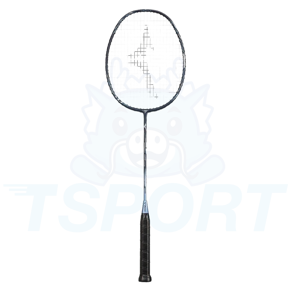 Mizuno Acrospeed 1 Drive Badminton Racket 73JTB6A114 - Matte Black / Ice Blue