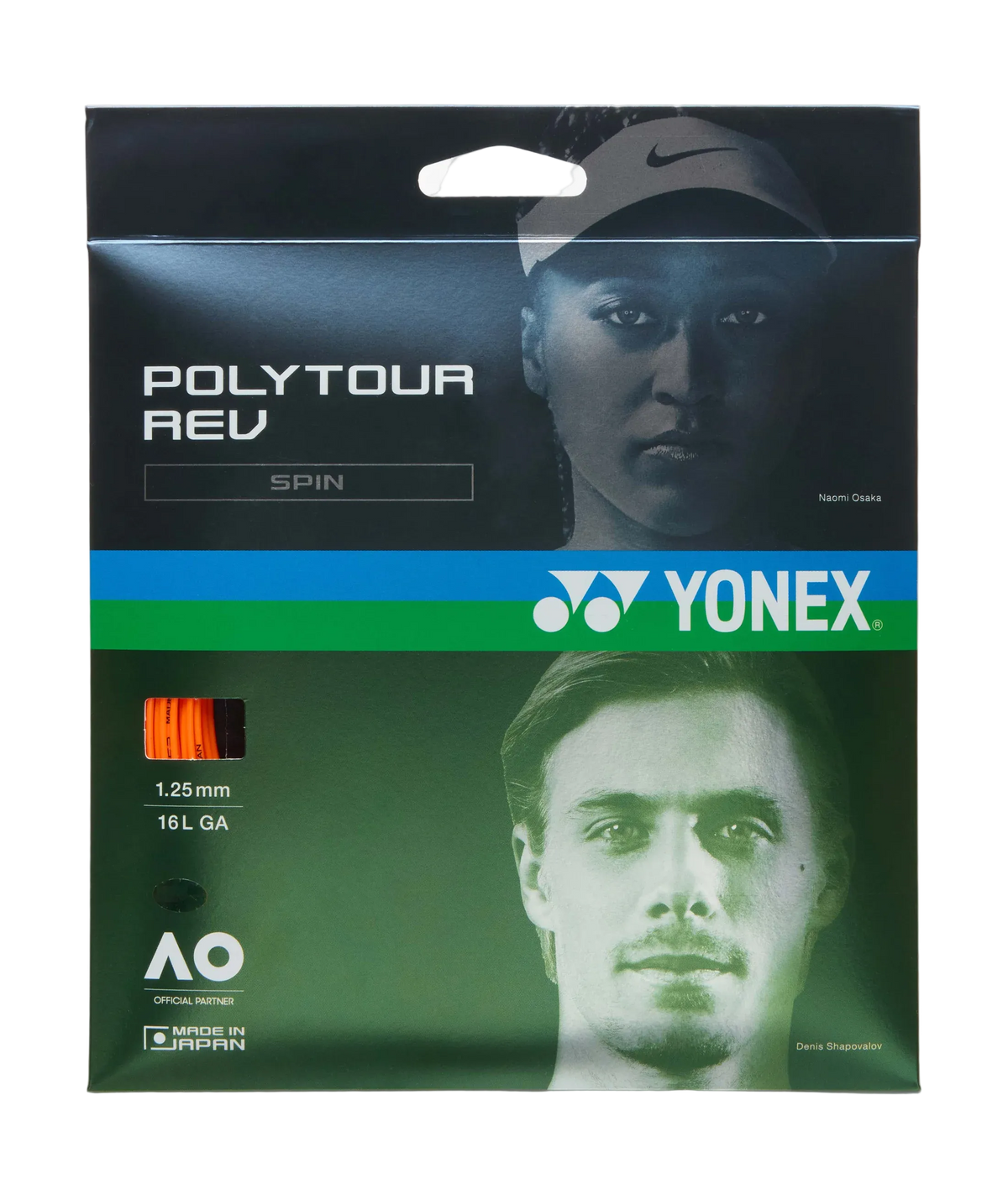 Yonex POLYTOUR REV 125 - Set Tennis String