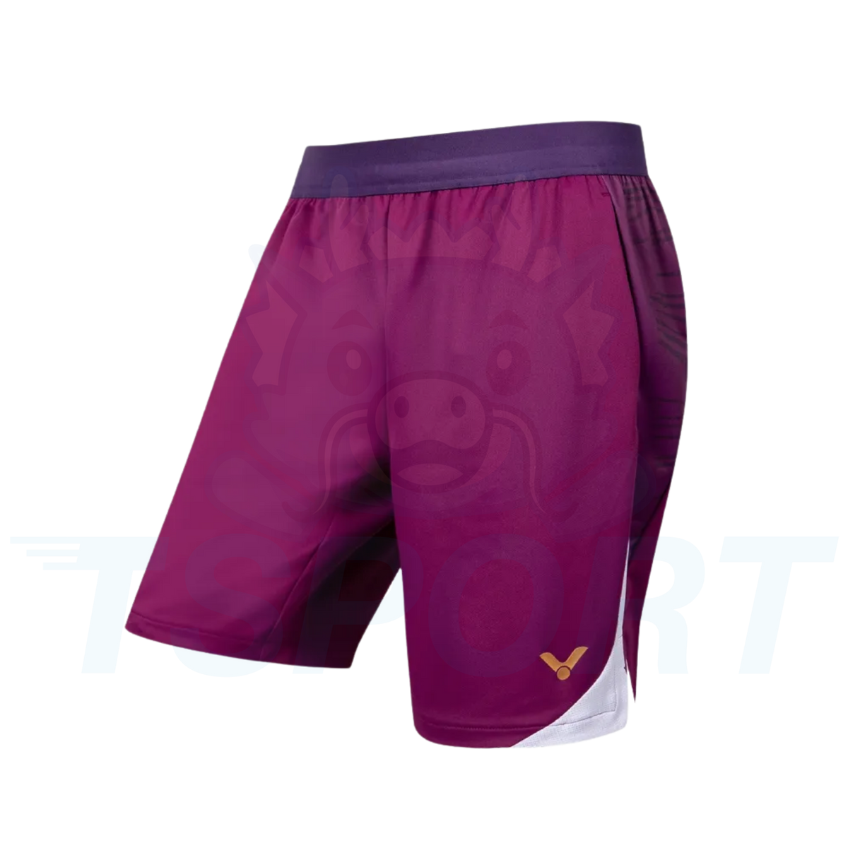 Victor x Lee Zii Jia Knitted Unisex Shorts R-65201 J - Boysenberry