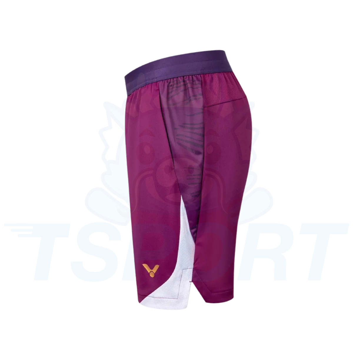 Victor x Lee Zii Jia Knitted Unisex Shorts R-65201 J - Boysenberry