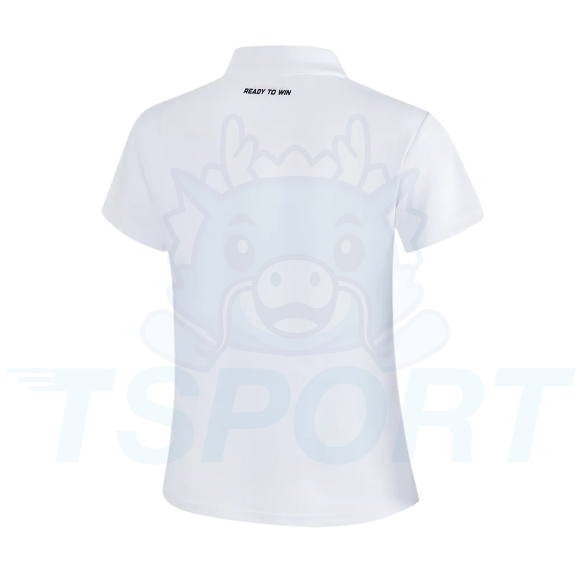 Victor Sport Style Knitted Polo Shirt S-66017 A - White