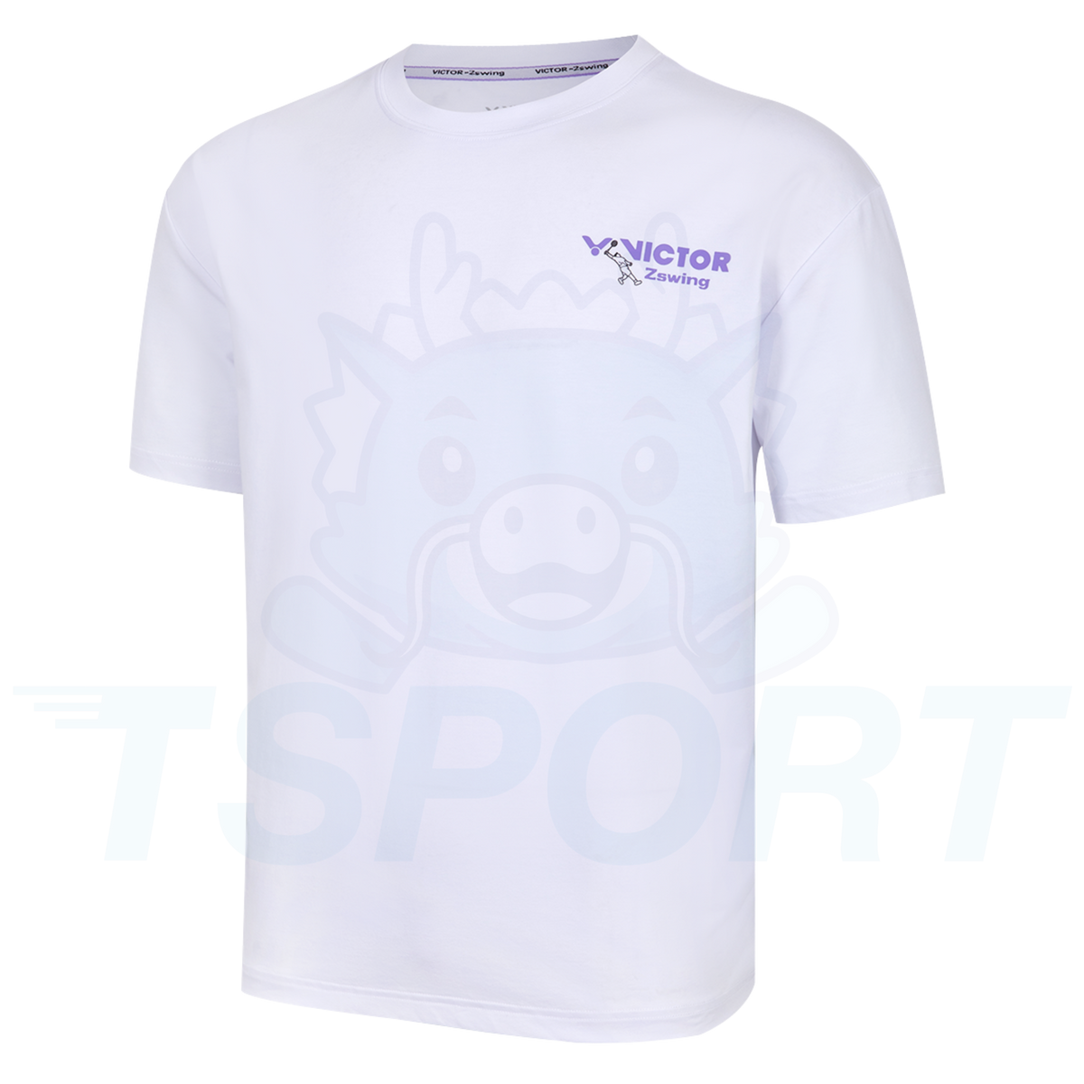 Victor x Zheng Si Wei Collection Knitted T-shirt T-501ZSW-A Bright White