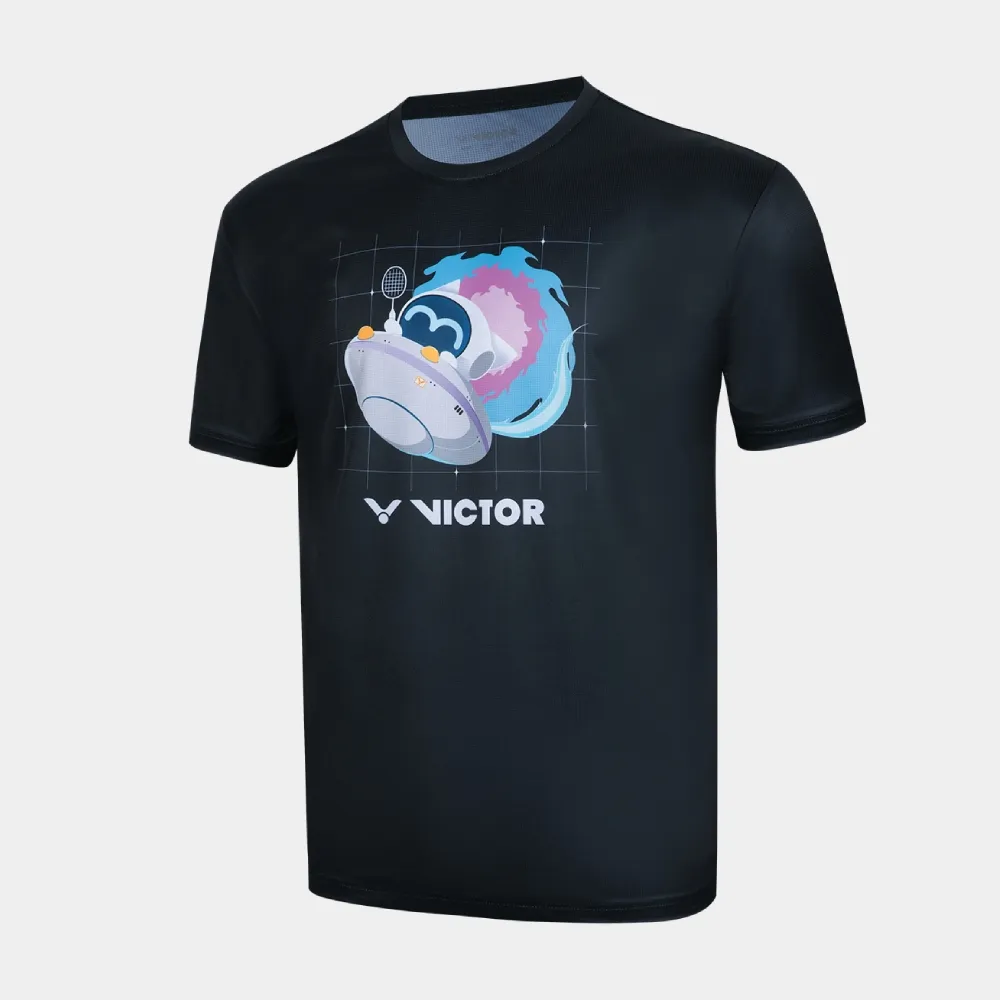 Victor Knitted T-shirt T-60025 C/B/I Tournament T-Shirt US Unisex