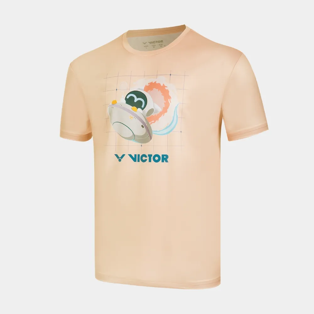 Victor Knitted T-shirt T-60025 C/B/I Tournament T-Shirt US Unisex