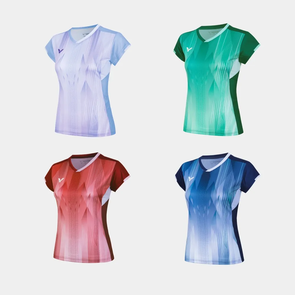 Victor Knitted T-shirt T-61002TD T/G/D/F Tournament US Women