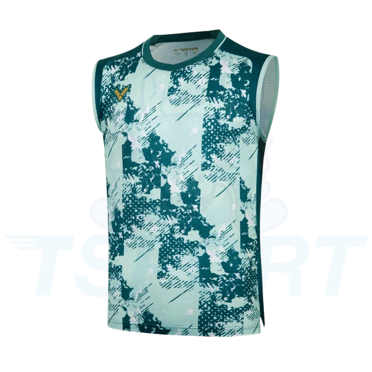 Victor Knitted Unisex Sleeveless T-Shirt T-65001 G - French Emerald