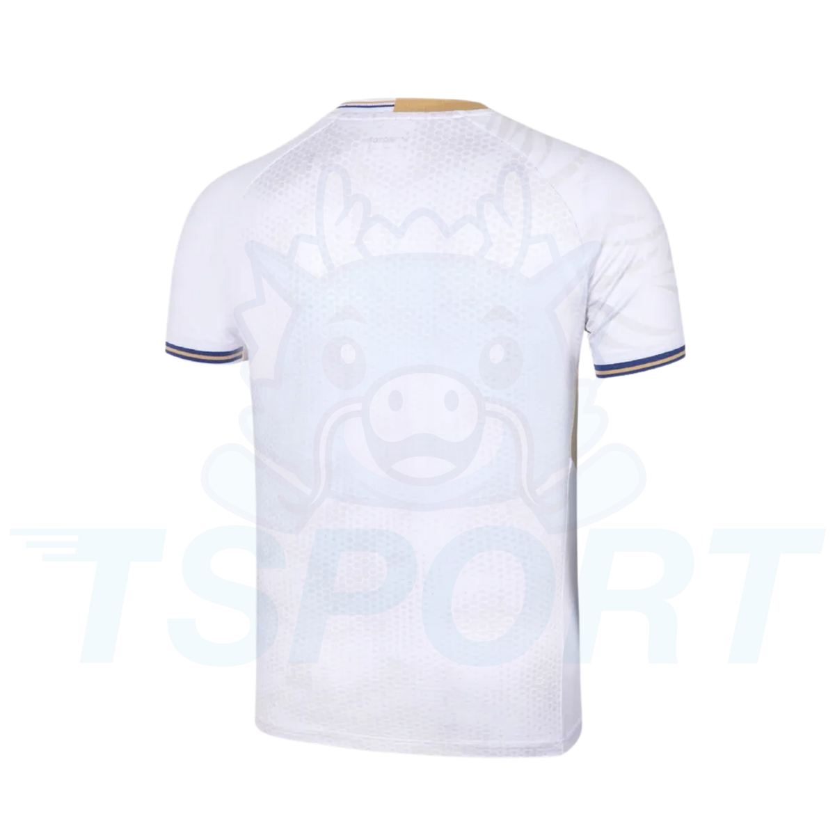 Victor x Lee Zii Jia Knitted T-Shirt T-65002 AW - White / Gold