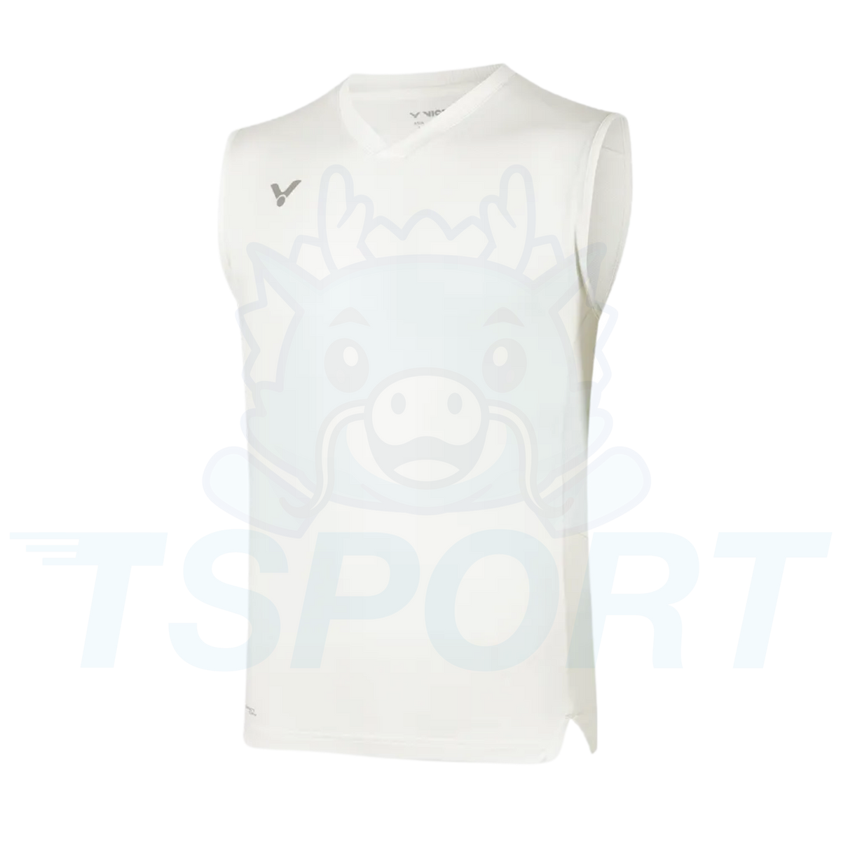 Victor Knitted Sleeveless Unisex T-Shirt T-65009 A - Cloud Dancer