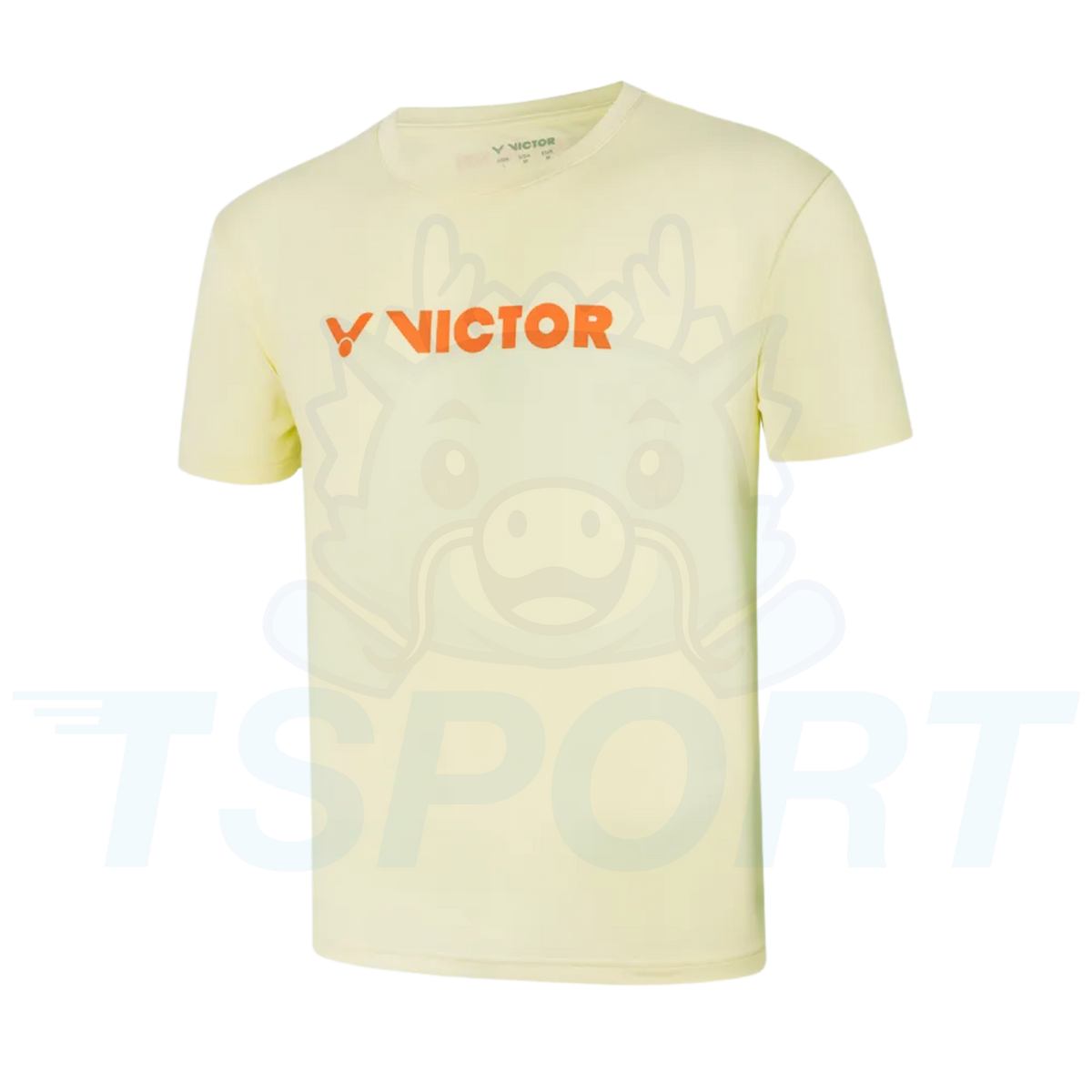 Victor Knitted Unisex T-Shirt T-65012 E - Transparent Yellow