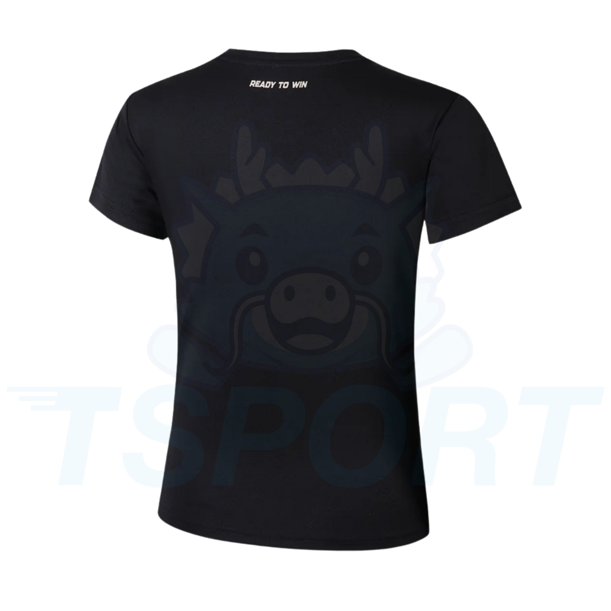 Victor Knitted Female T-Shirt T-66012 C - Black