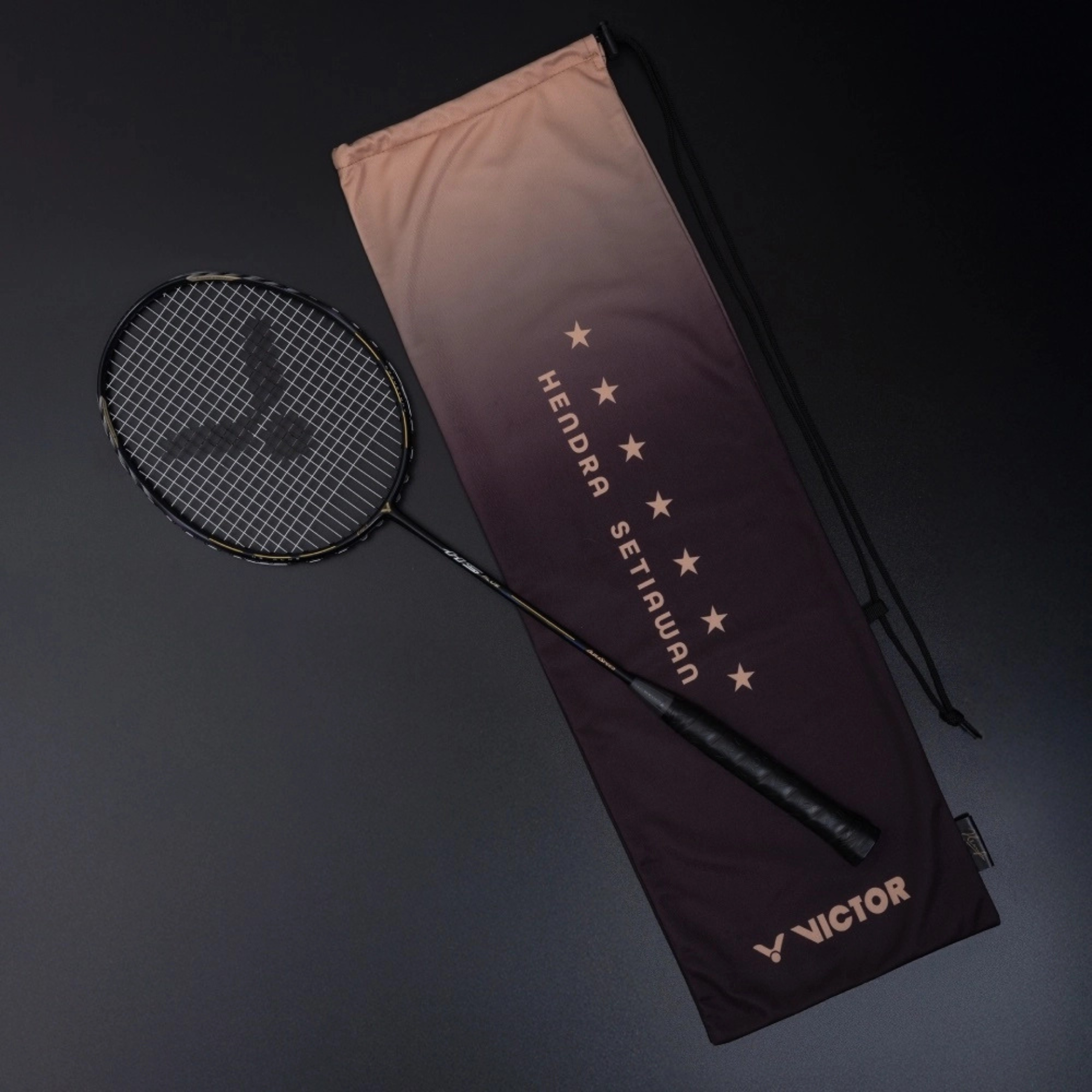 [Collect] Victor Auraspeed Hypersonic Plus Hendra Black Badminton Racket