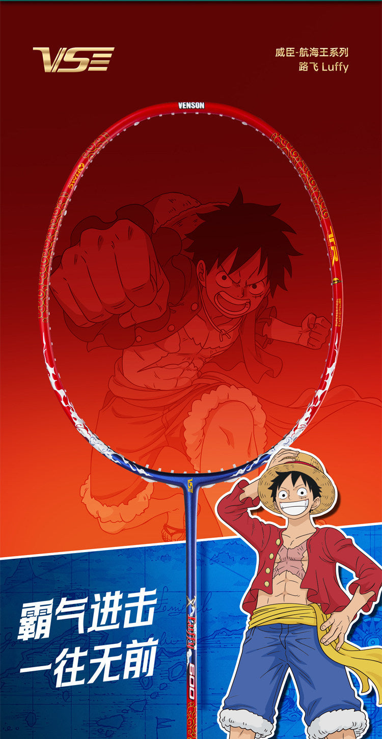 VS x ONE PIECE Series - Luffy Badminton Racket