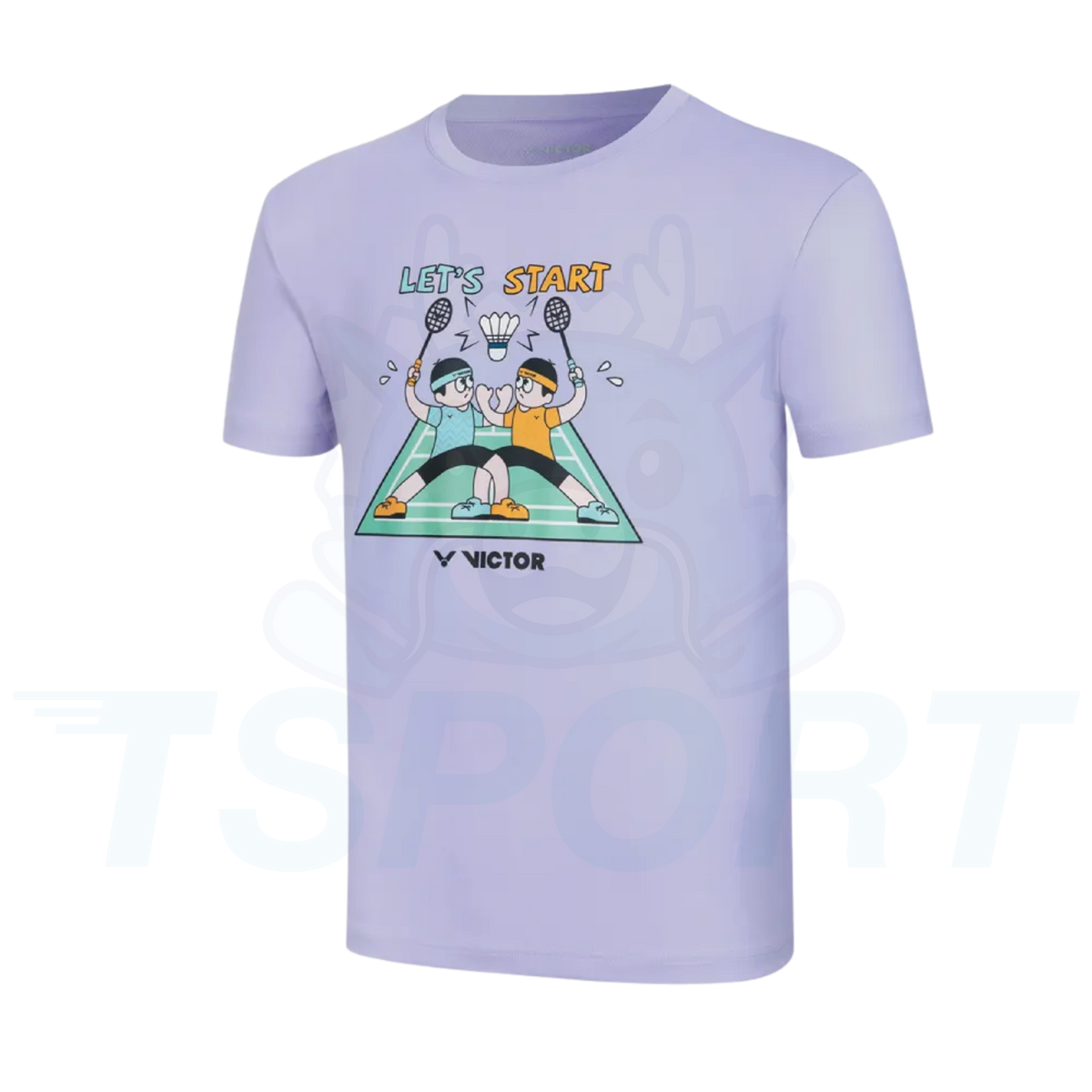 Victor Badminton Unisex Badminton T-Shirt T-60029-T - Cornus Purple