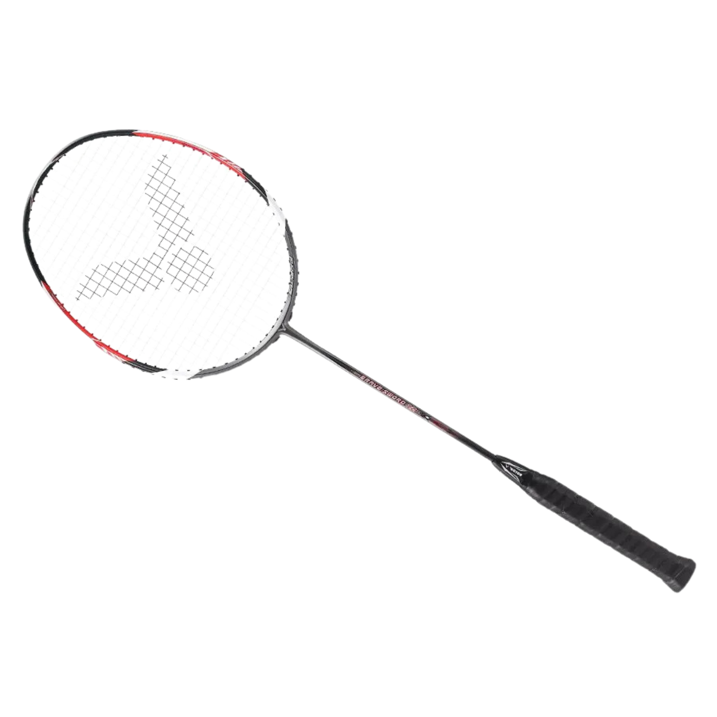 Victor Brave Sword 12 N Badminton Racket - Black Red