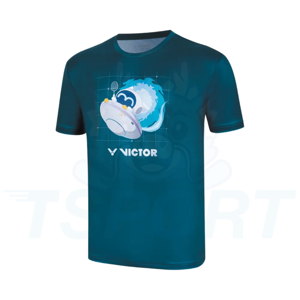 Victor Knitted T-shirt C/B/I Tournament T-Shirt US Unisex T-60025-B - Midnight Navy