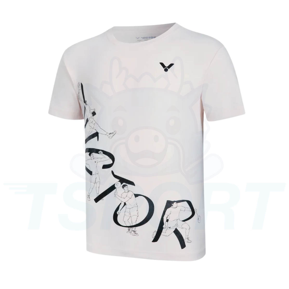 Victor Knitted T-shirt T-60027-I - Power Puff
