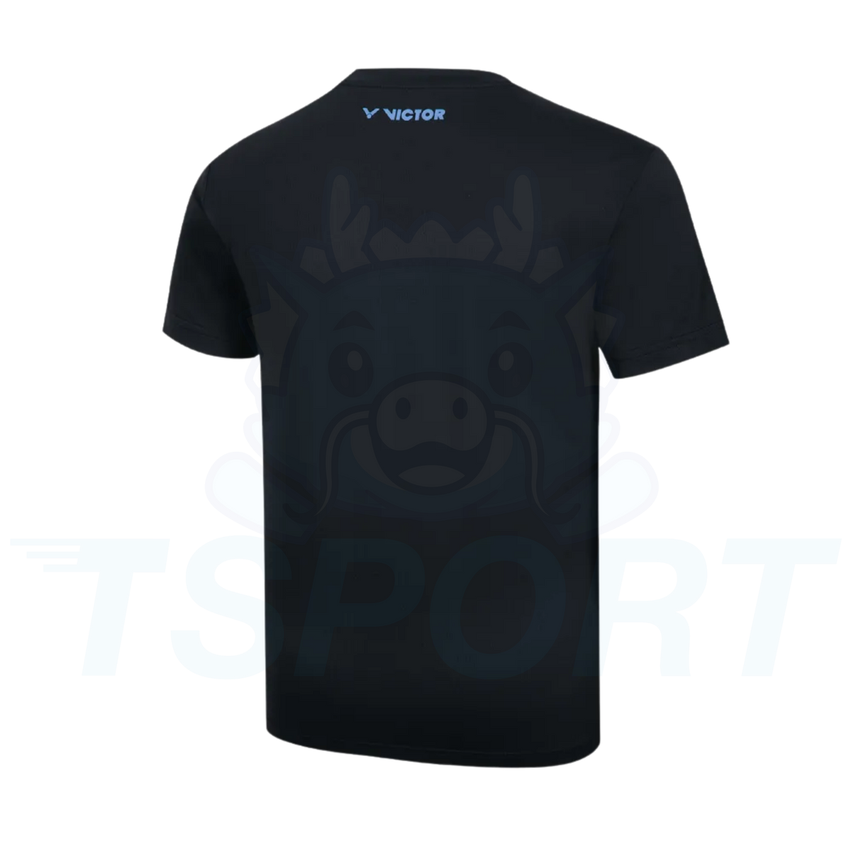 Victor Knitted Unisex T-Shirt T-60028-C - Black