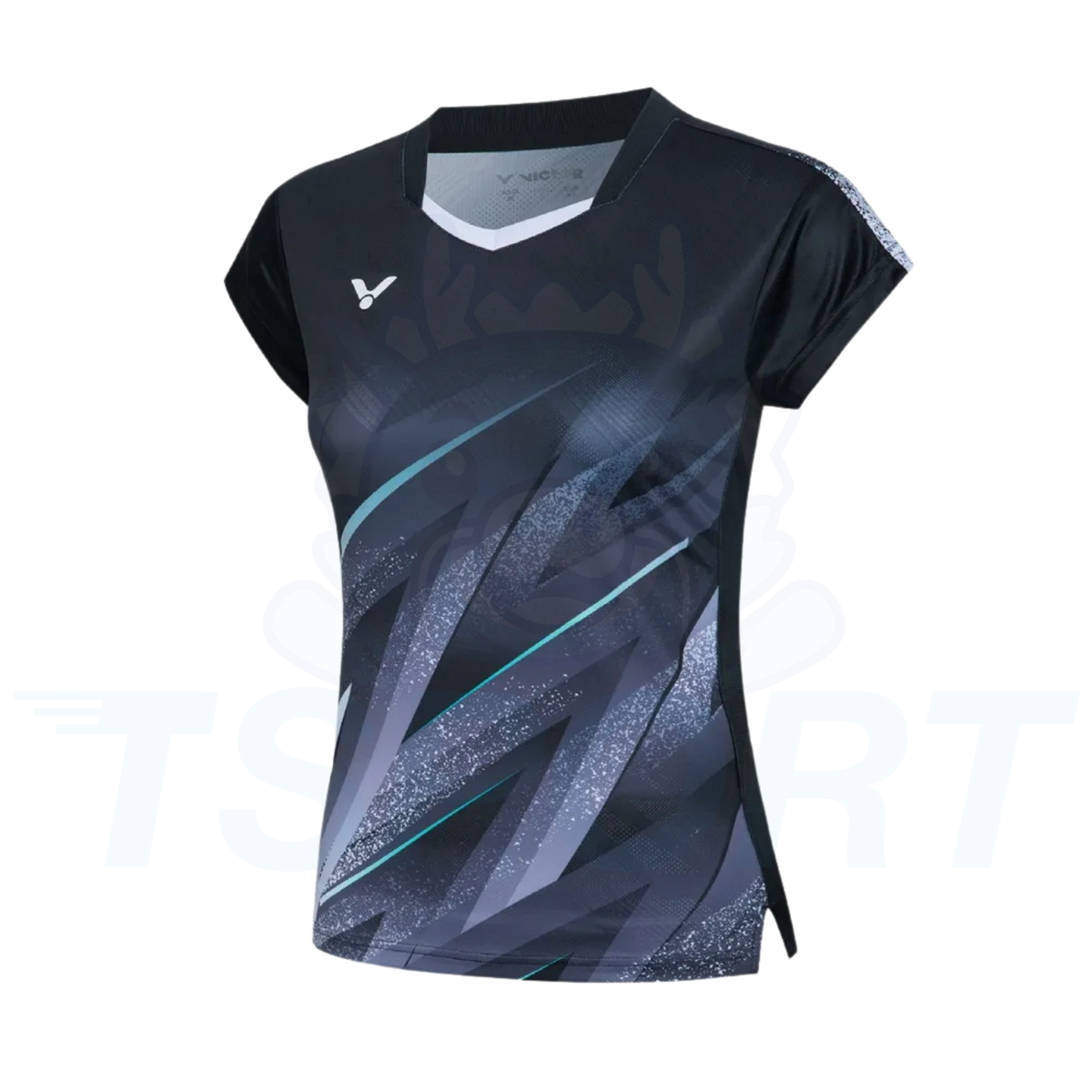 Victor Knitted T-shirt  Tournament US Women T-61009-C - Black