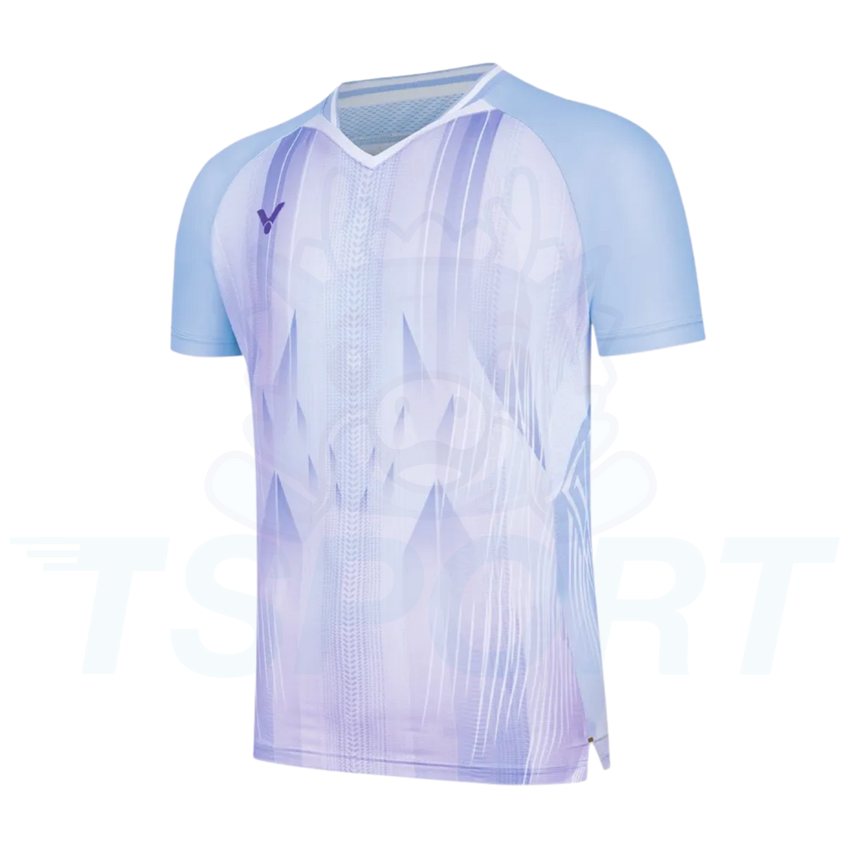 Victor Knitted Unisex Badminton T-Shirt T-60002-T - Mercury Purple